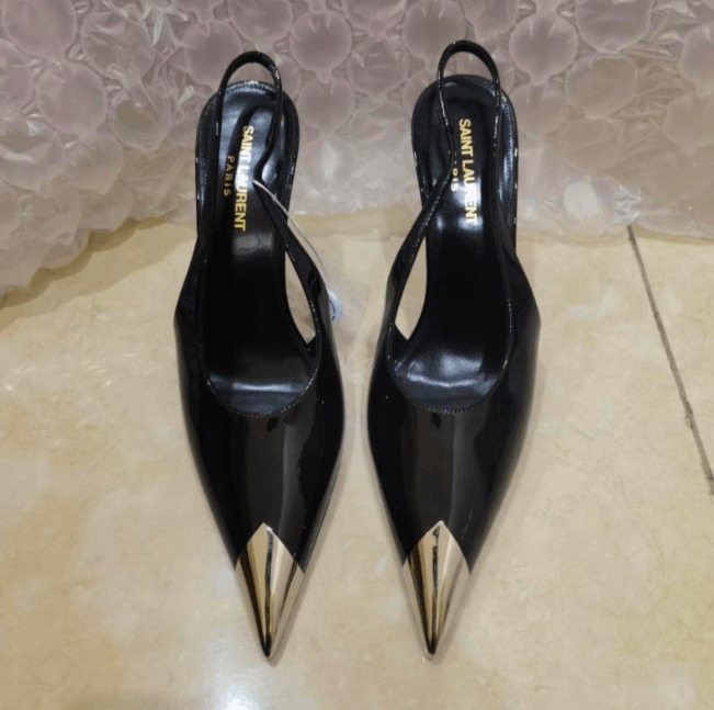 Saint Laurent Paris YSL Stiletto Heels Size US 8 / IT 38 - 2 Thumbnail