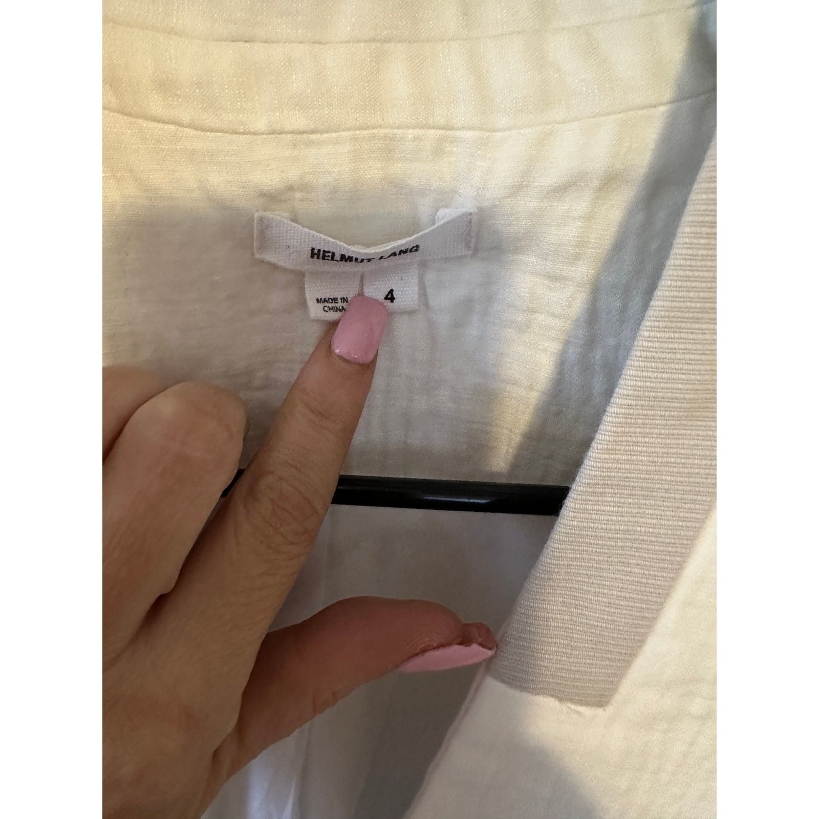 Helmut Lang Helmut Lang Textured Linen Blend Tailored Blazer Size S / US 4 / IT 40 - 2 Thumbnail