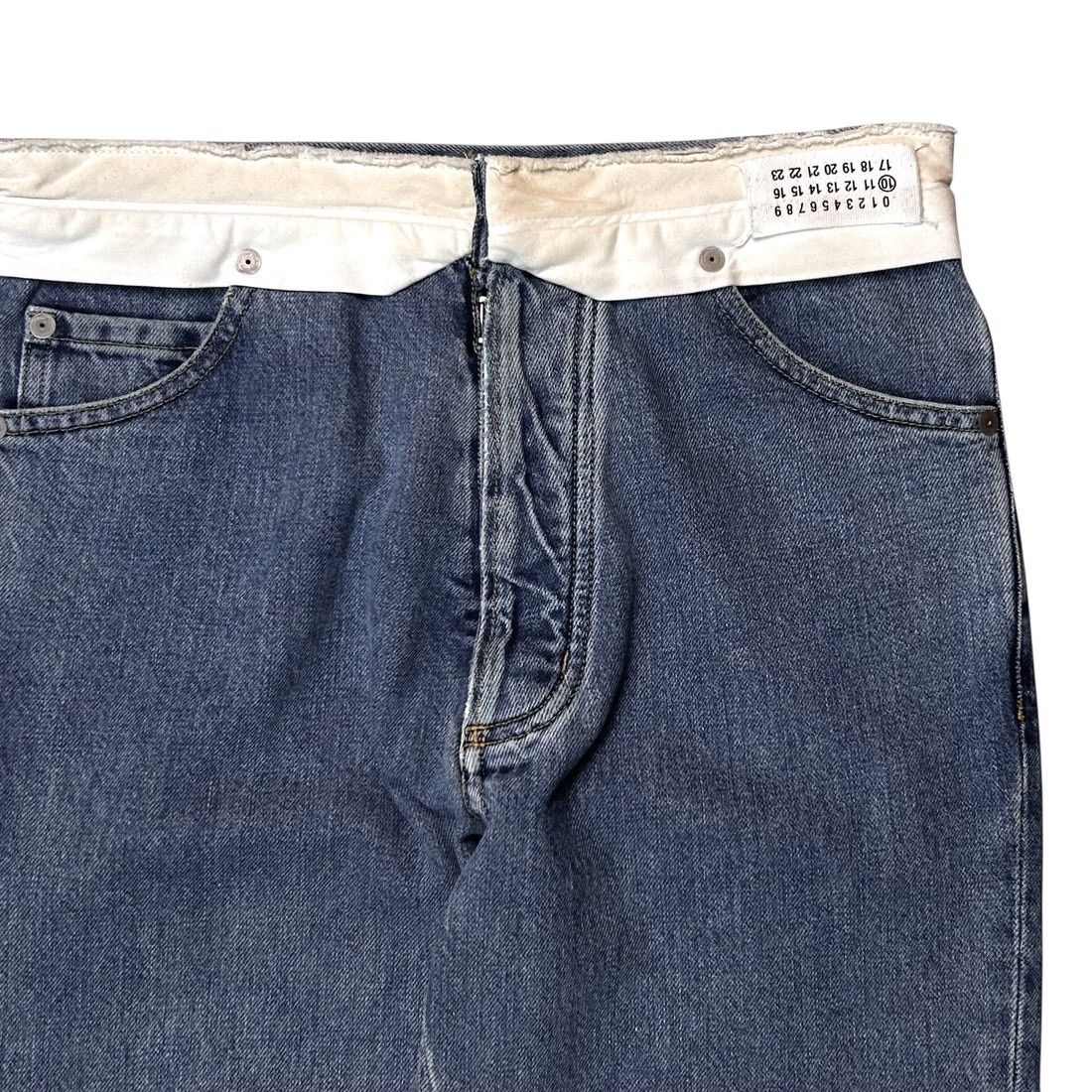 Maison Margiela Maison Margiela Deconstructed Waist Jeans - AW18 Size US 29 - 4 Thumbnail