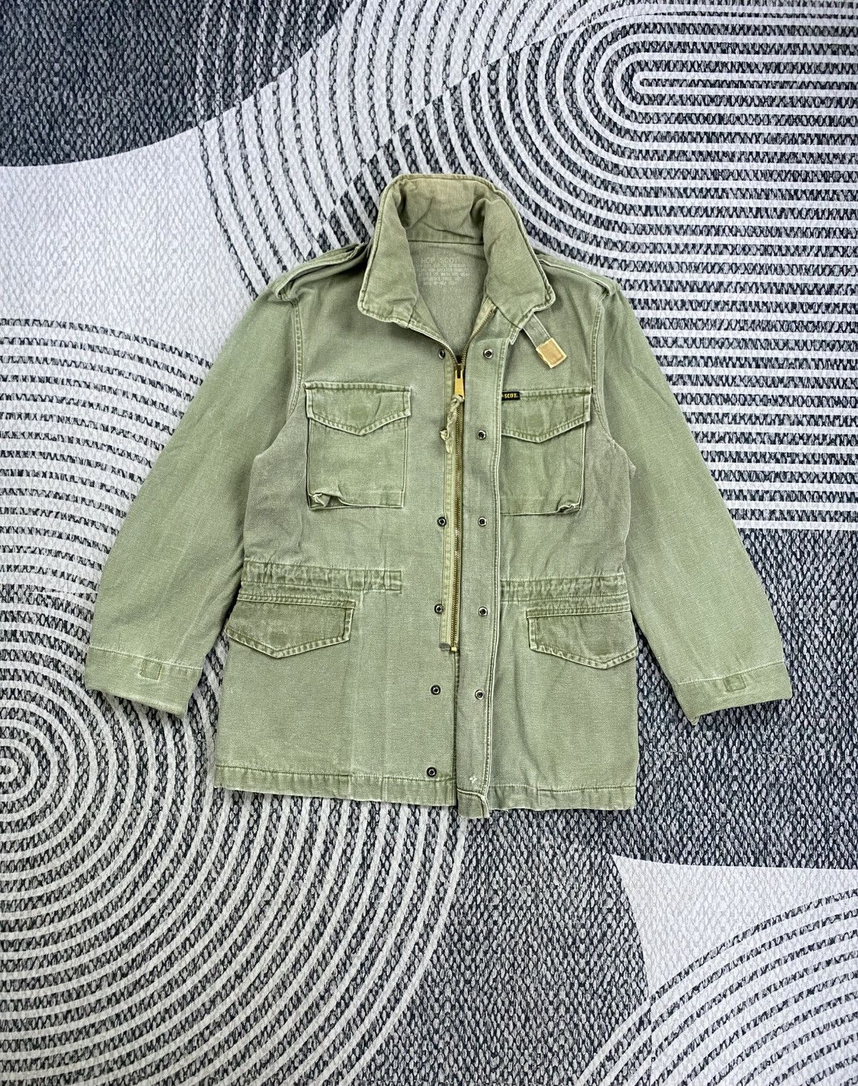 Vintage Vintage 70s Hop Scot Military M-65 Field Jacket Size US M / EU 48-50 / 2 - 5 Thumbnail