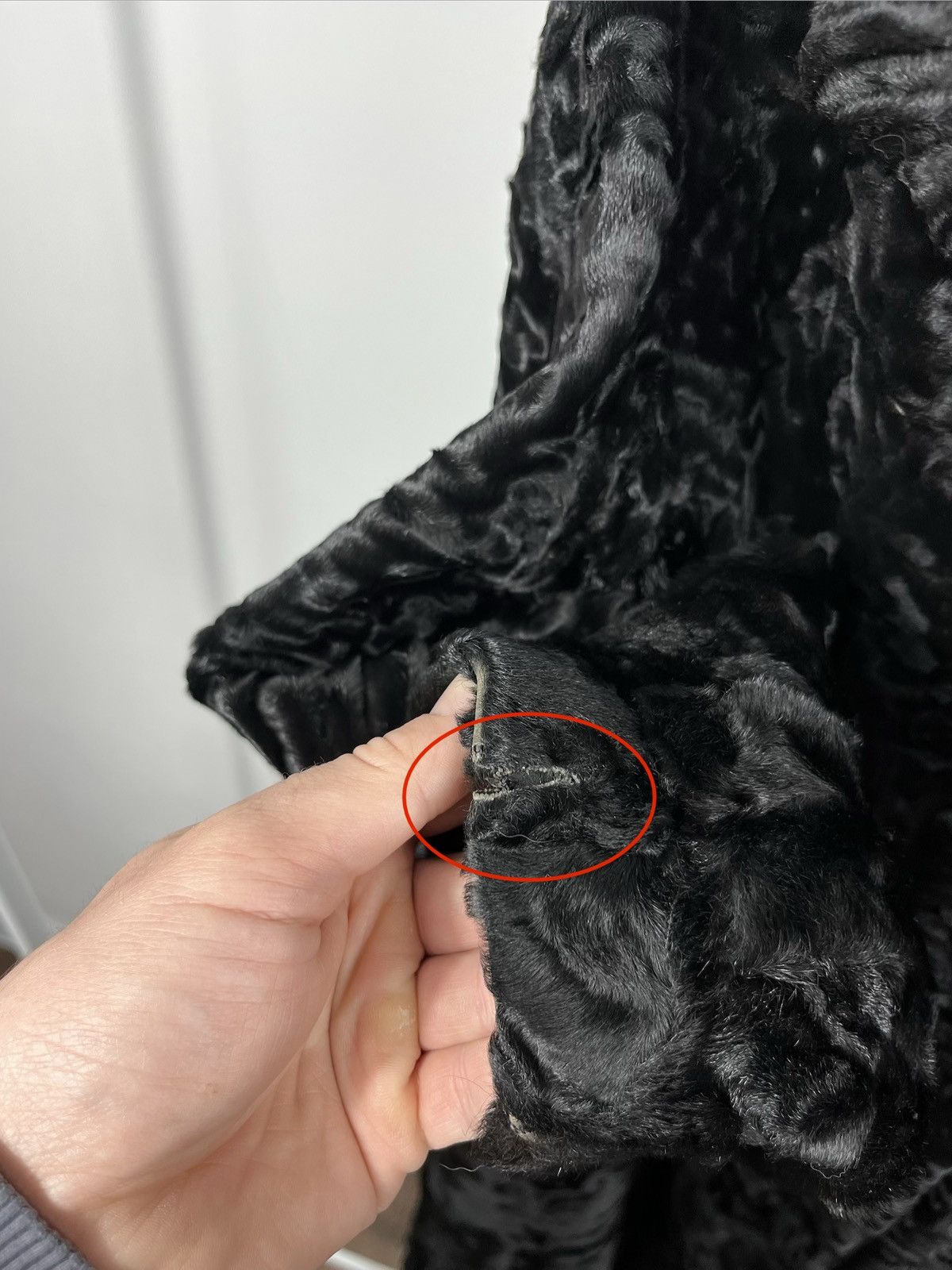 Other Vintage Real Fur Coat Black Long Classic Luxury Warm Winter Size XL / US 12-14 / IT 48-50 - 9 Thumbnail