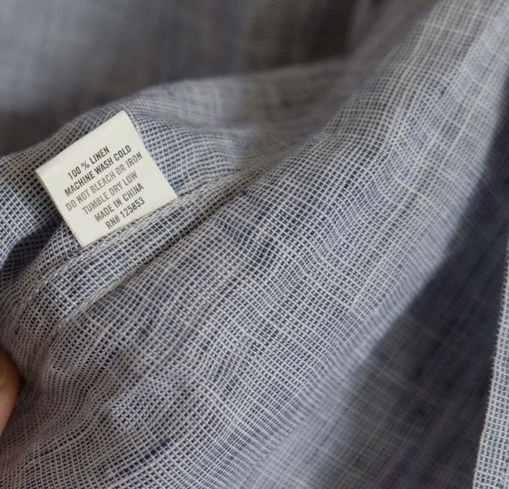 Taylor Stitch Linen Jack Shirt in Navy Pin Dot Size US XS / EU 42 / 0 - 4 Thumbnail