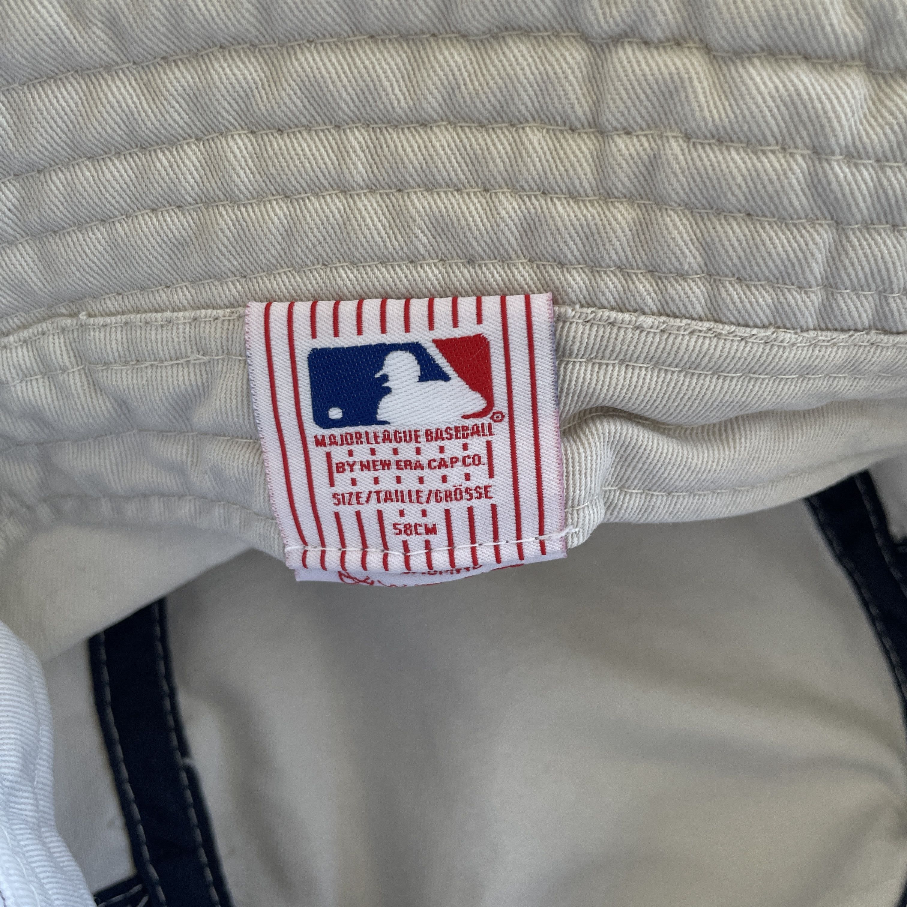 New York Yankees New Era MLB NY Yankees Beige Bucket Hat 58cm Vintage Sun Cap Size ONE SIZE - 4 Thumbnail