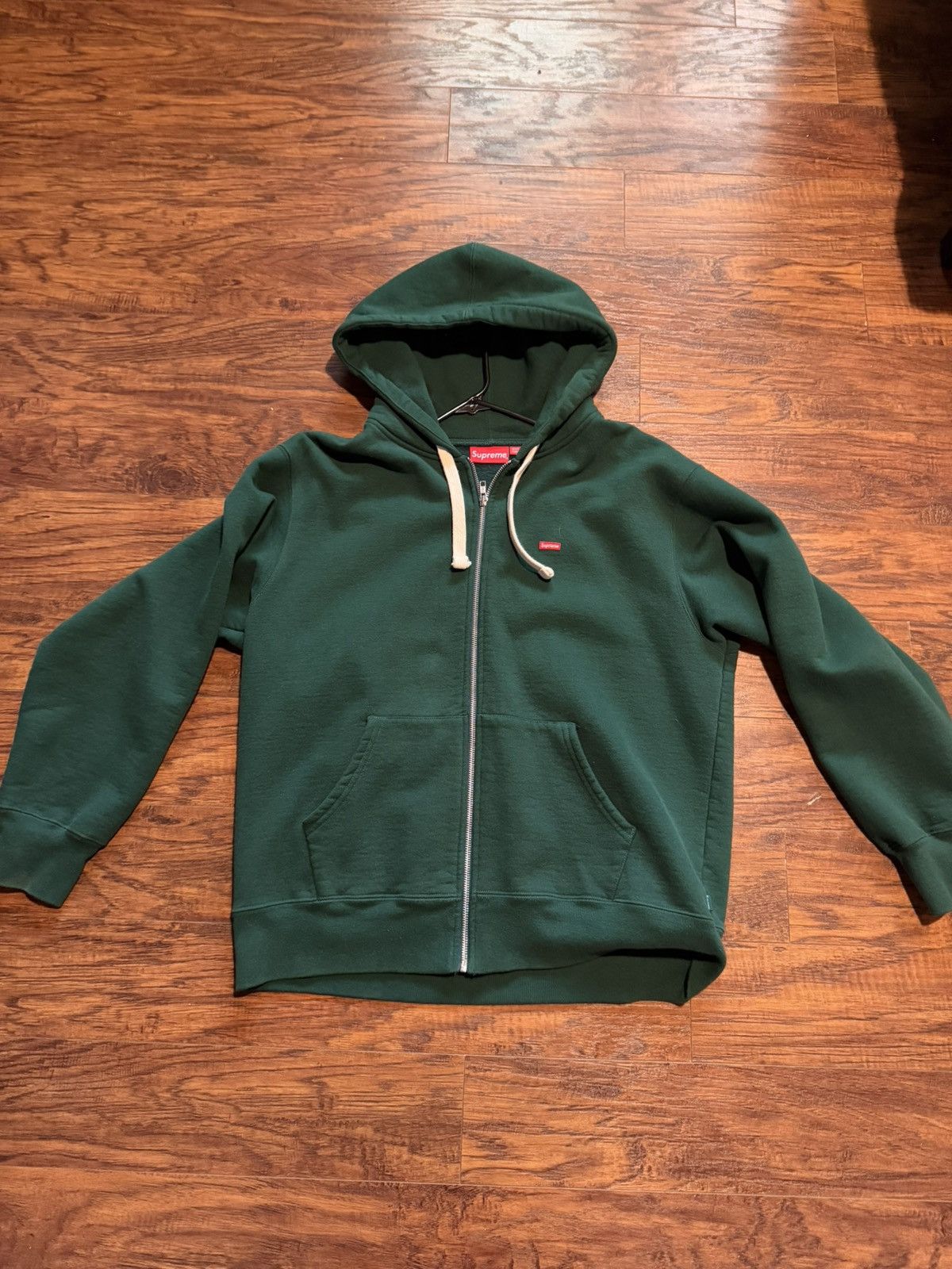 Supreme Supreme Small Box Logo Thermal Lined Zip Up Sweatshirt Fw