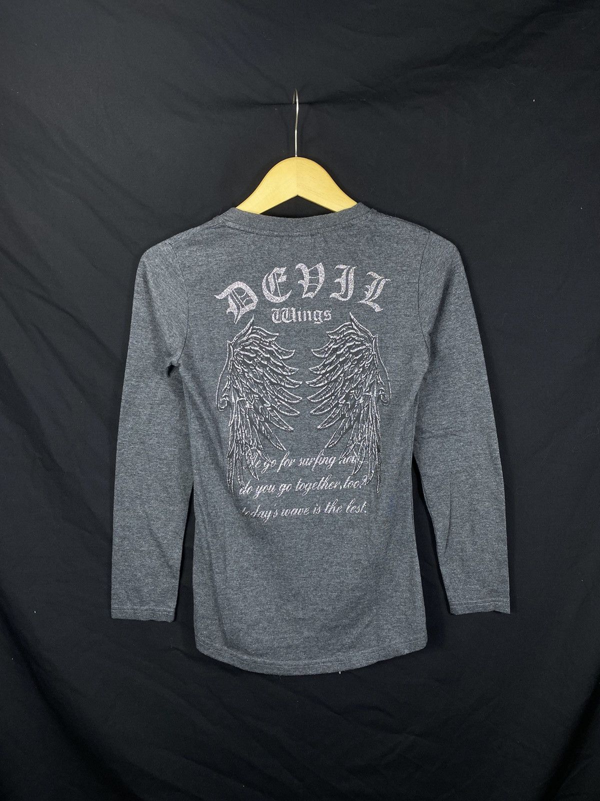 Japanese Brand JAPANESE ROUGHT LONG SLEEVE TSHIRTS GHOTIC PUNK Size US S / EU 44-46 / 1 - 2 Thumbnail