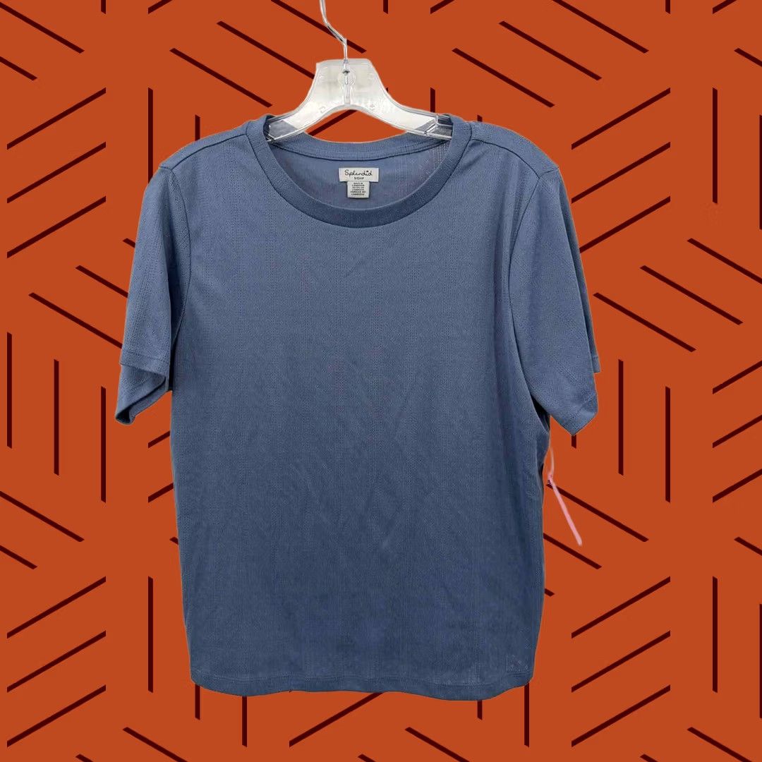 Splendid Pre-Owned Splendid Blue T-shirt Small XS? Size S / US 4 / IT 40 - 1 Thumbnail