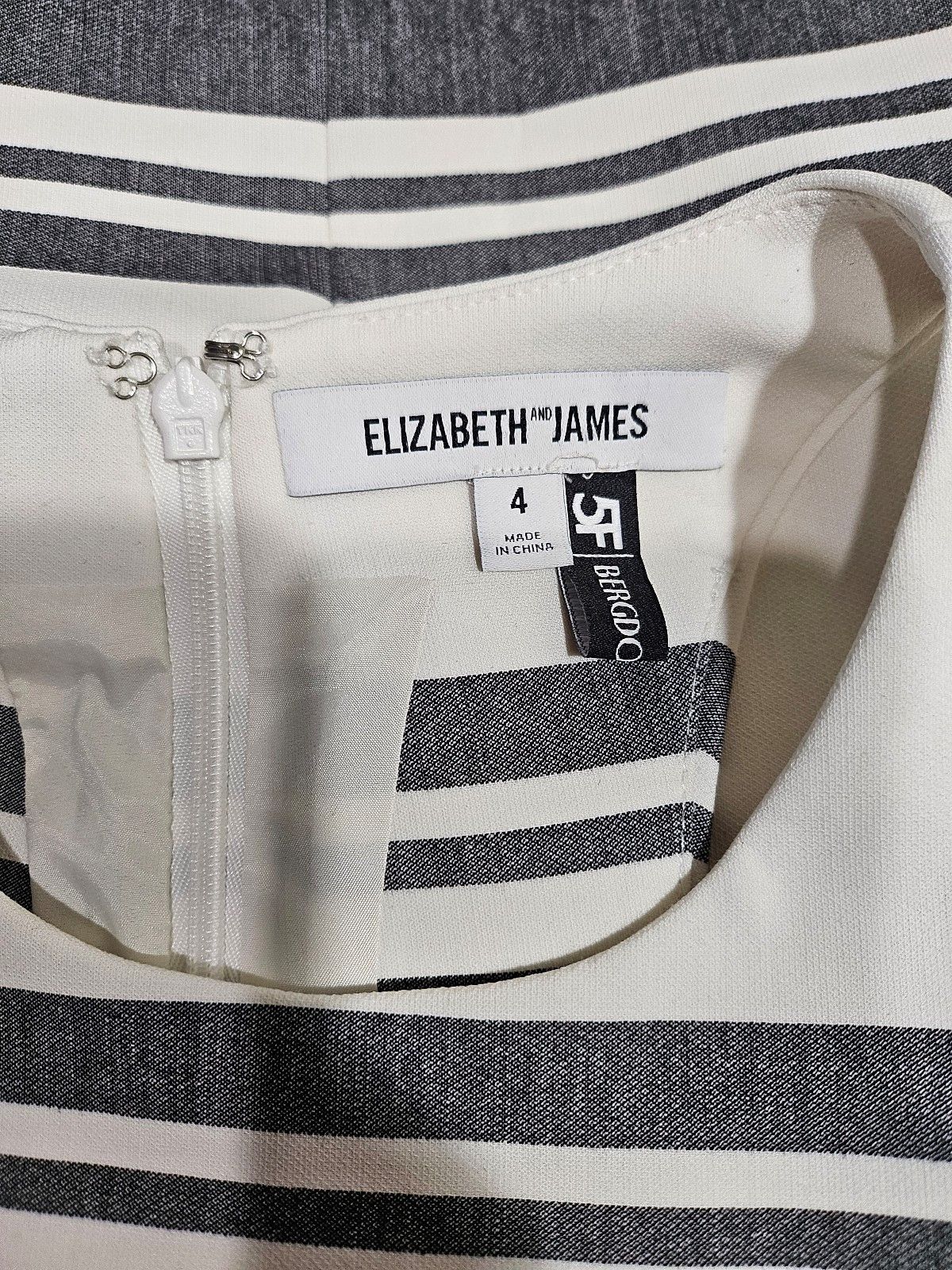 Elizabeth and James Elizabeth & James Gray Vineyard Dress 4 Size S / US 4 / IT 40 - 6 Thumbnail