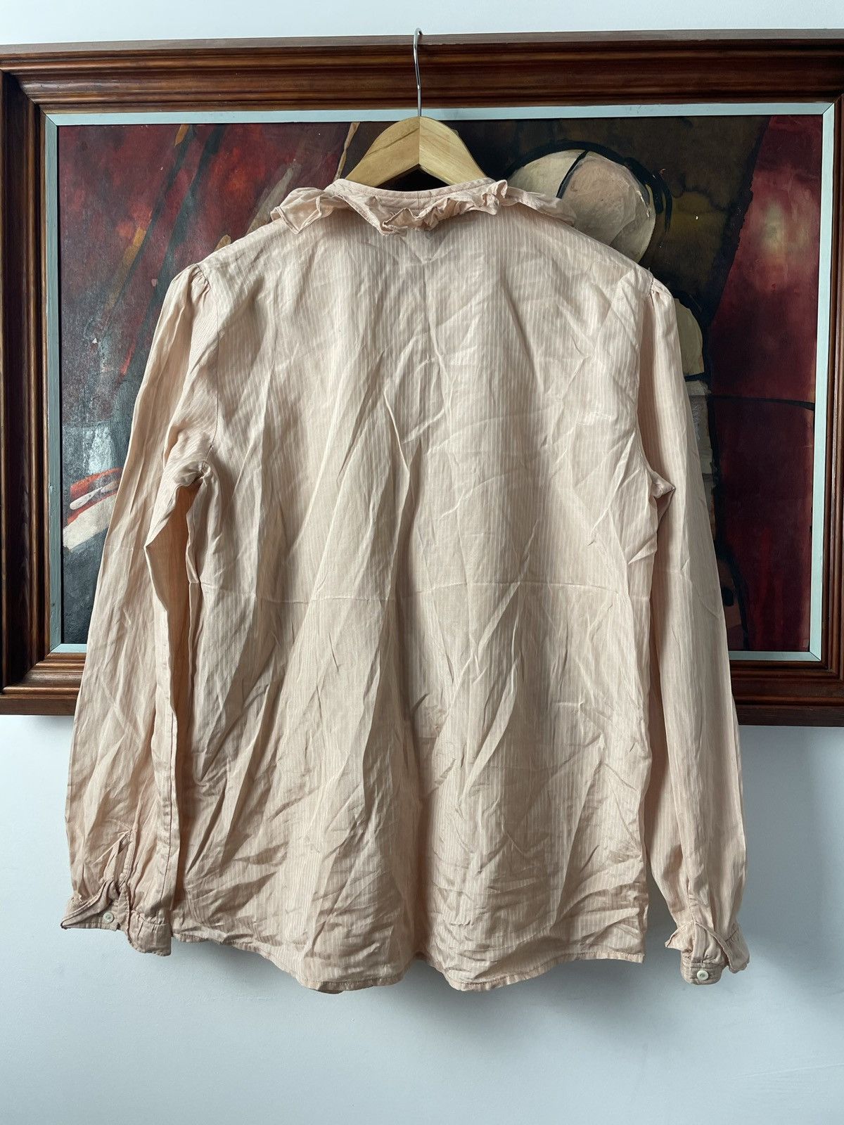 A.P.C. A.P.C Silk Cotton Button Up Long Sleeve Shirt Casual Rare Size XS / US 0-2 / IT 36-38 - 2 Thumbnail
