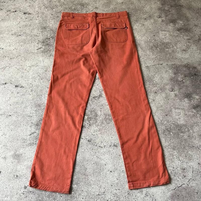 Designer × Vintage Vintage Italian Straight Teraccota Pants Jeans Size 52 Size US 33 - 6 Thumbnail