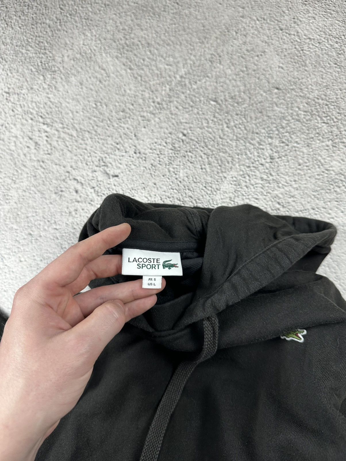 Lacoste Vintage Lacoste Hoodie Faded Y2K Boxed Logo SK8 Size US L / EU 52-54 / 3 - 6 Thumbnail
