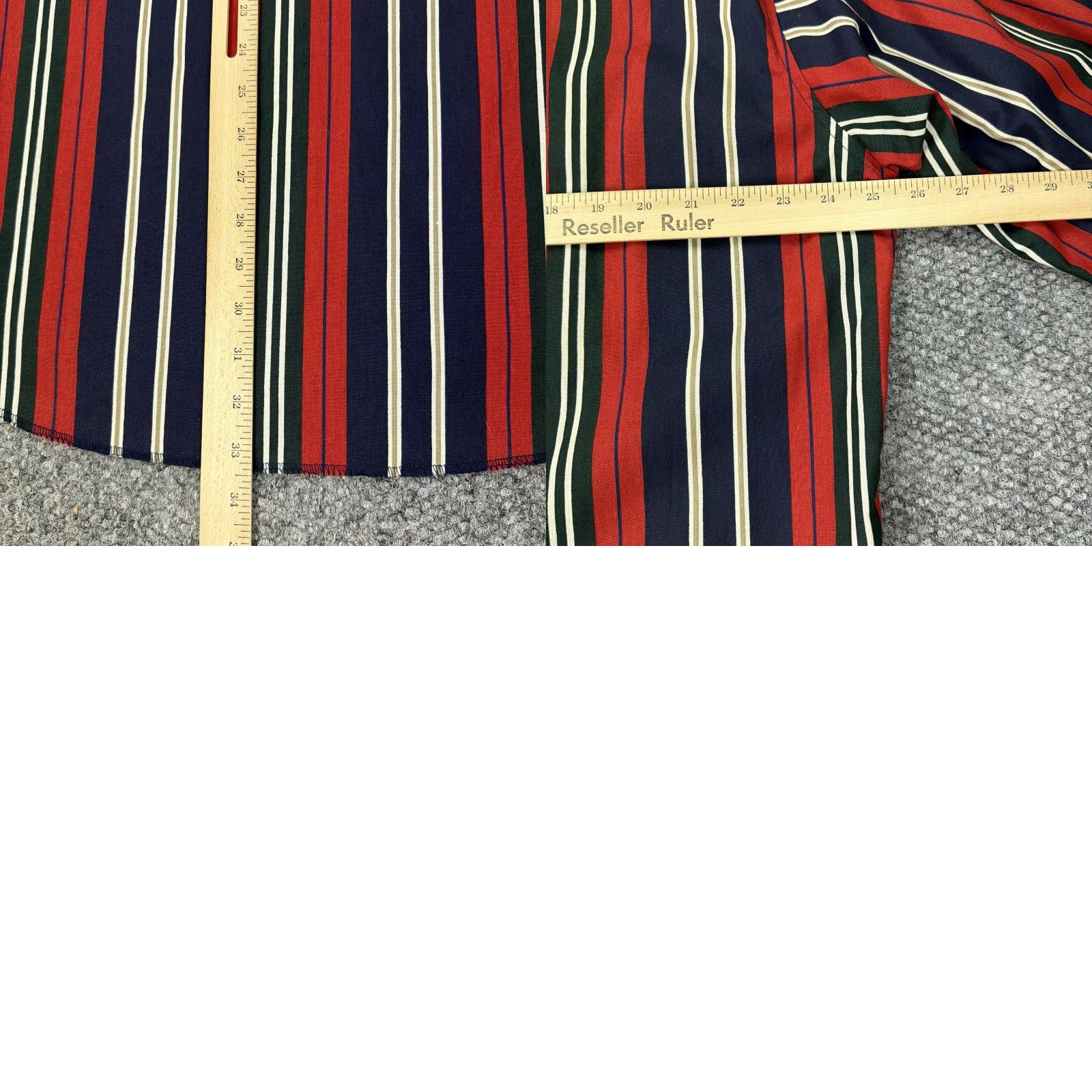 Wrangler VINTAGE Wrangler Shirt Mens L XL-Long Tail Rockabilly Stripe Cowboy Western Size US L / EU 52-54 / 3 - 8 Thumbnail