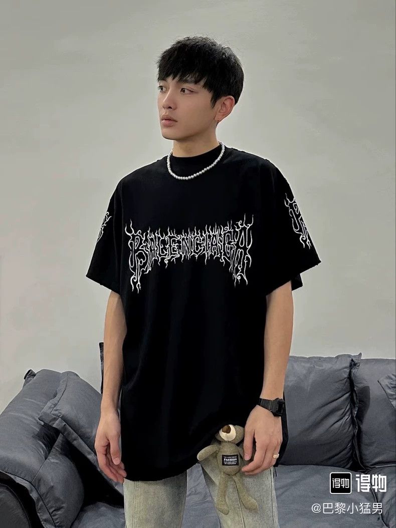 Balenciaga Balenciaga Flame Sanskrit short sleeve Size US S / EU 44-46 / 1 - 7 Thumbnail