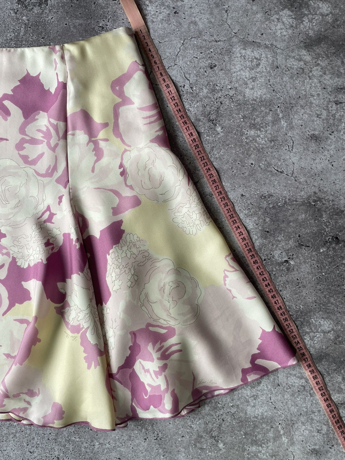 Loro Piana Loro Piana 100% Silk Floral Skirt Made In Italy Size 30" / US 8 / IT 44 - 14 Thumbnail