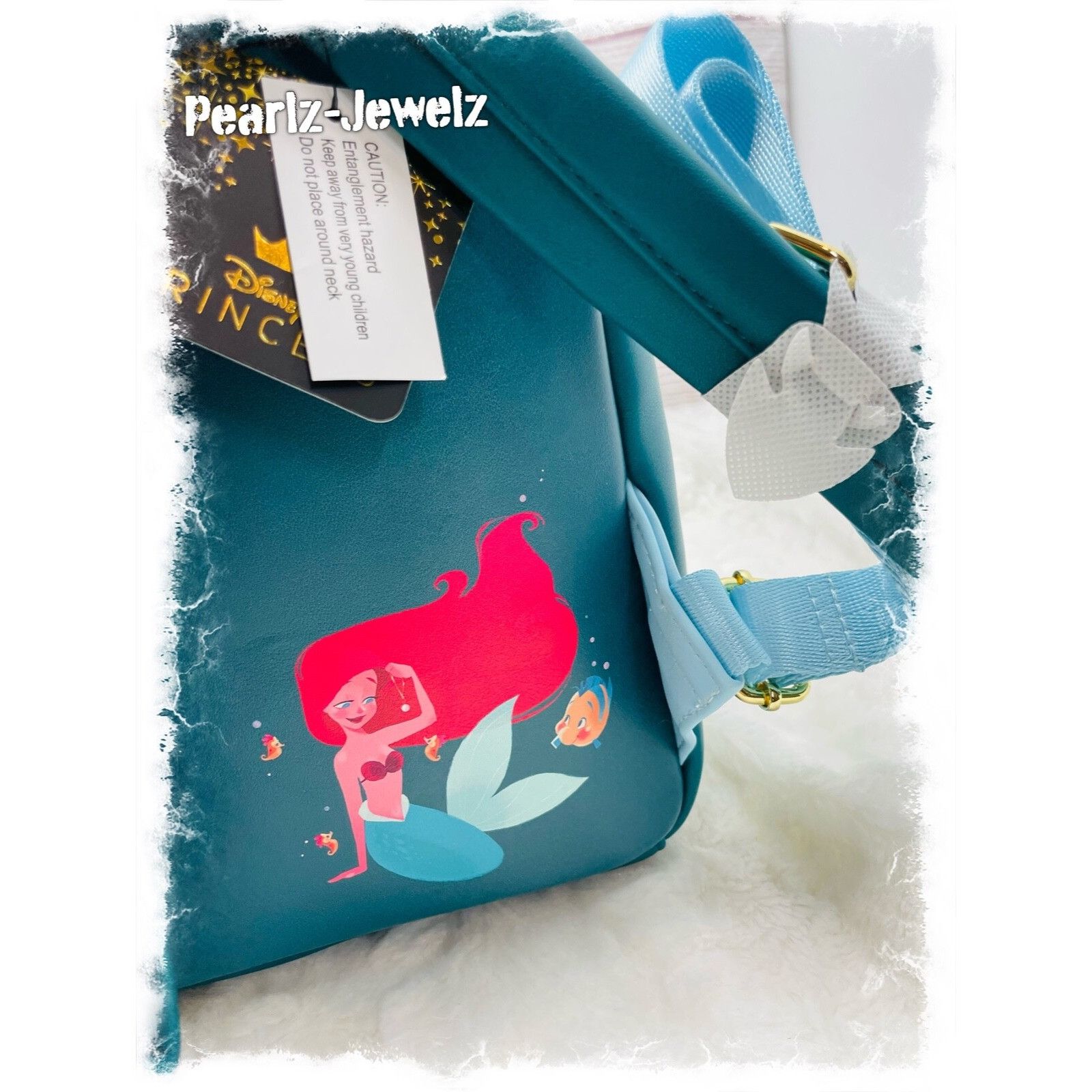 Disney Loungefly Disney Little Mermaid Princess Ariel Grotto Pearl Size ONE SIZE - 4 Thumbnail