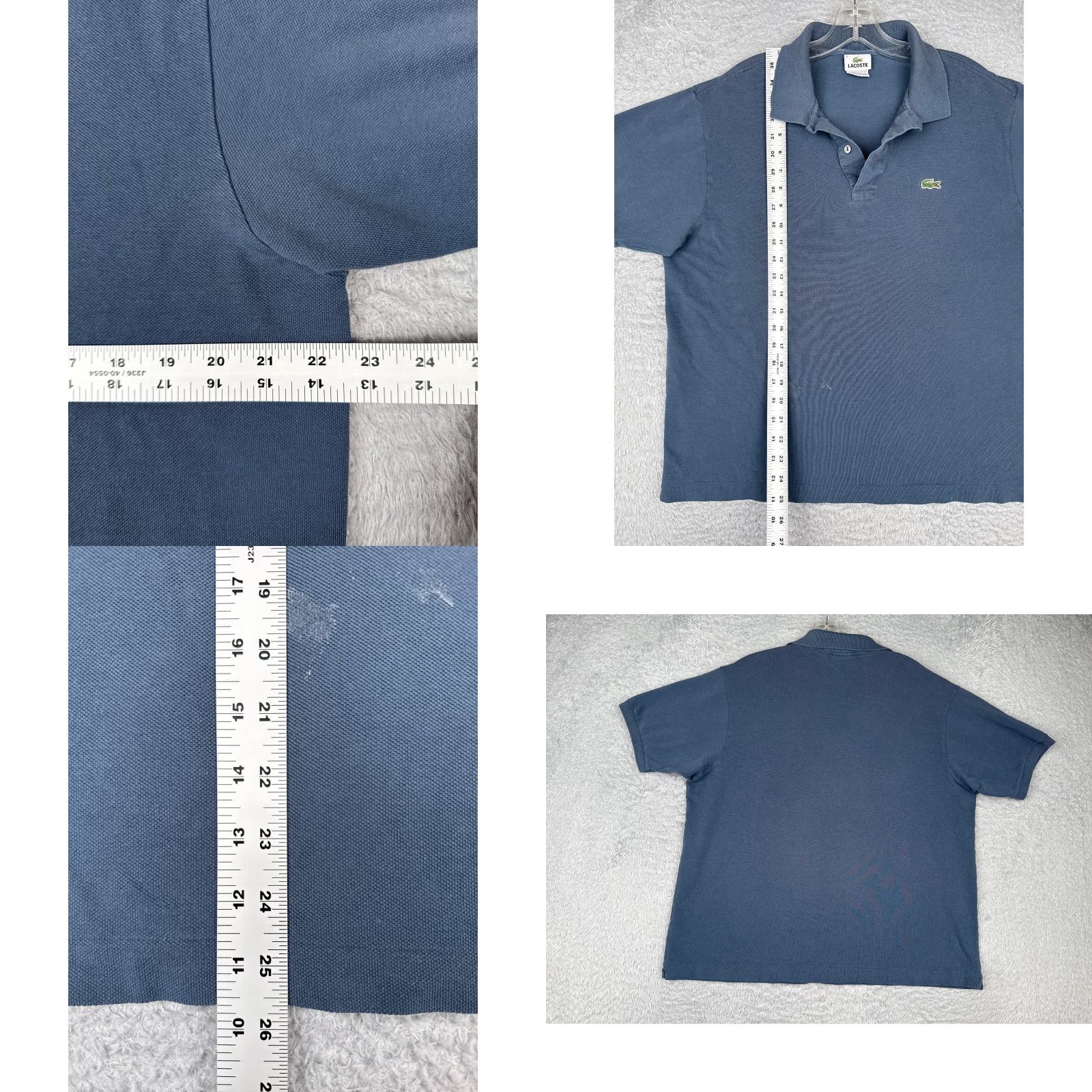 Lacoste Lacoste Polo Shirt Men Blue Short Sleeve 100% Cotton Slim Regular Size 6 Sports Activewear Polo Size US S / EU 44-46 / 1 - 8 Thumbnail