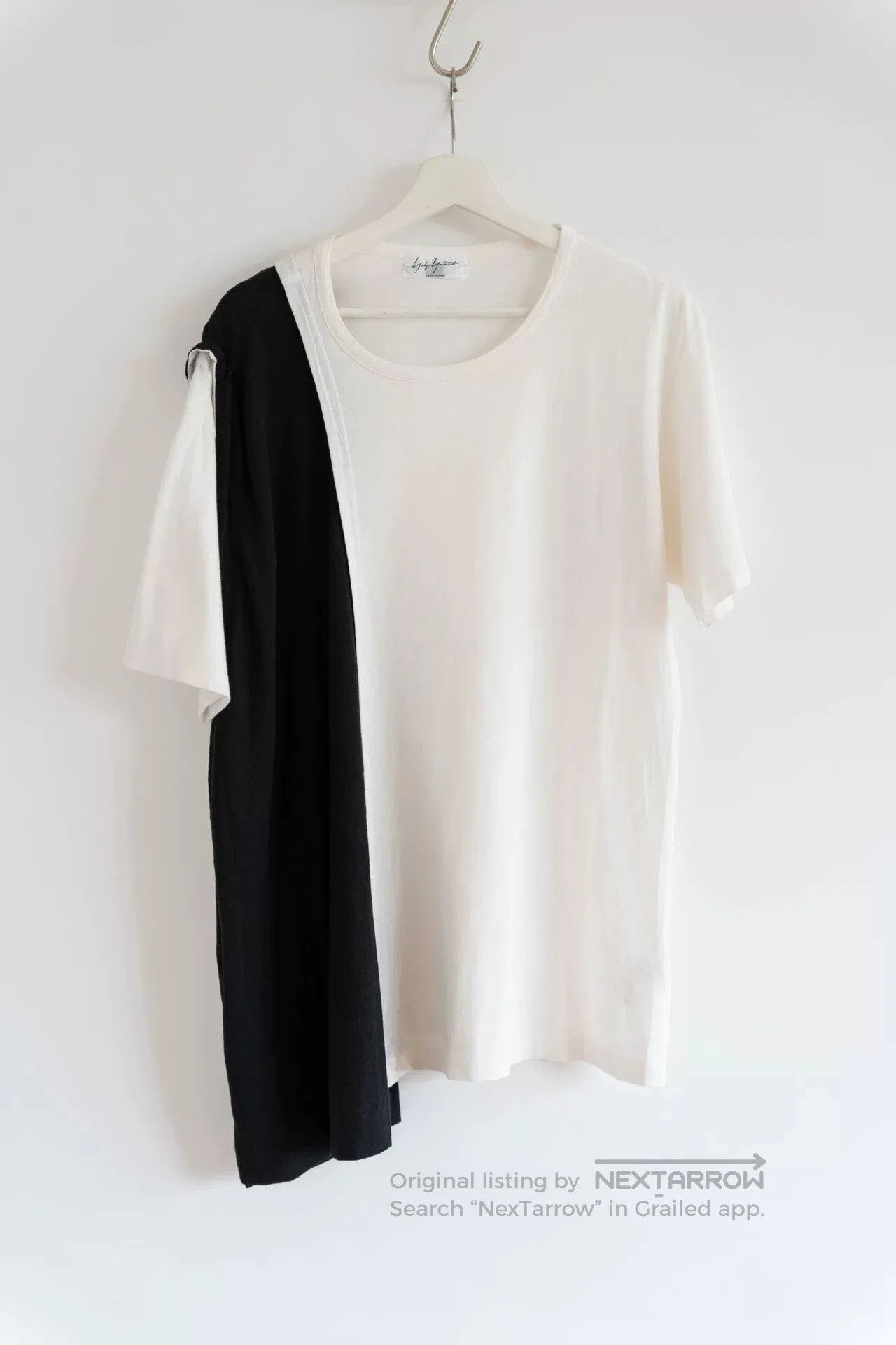 black and white short sleeve t.