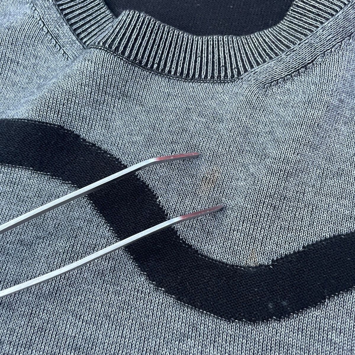Kenzo KENZO Abstract Anthracite K-Tiger Head Knitted Sweater Size US L / EU 52-54 / 3 - 7 Thumbnail