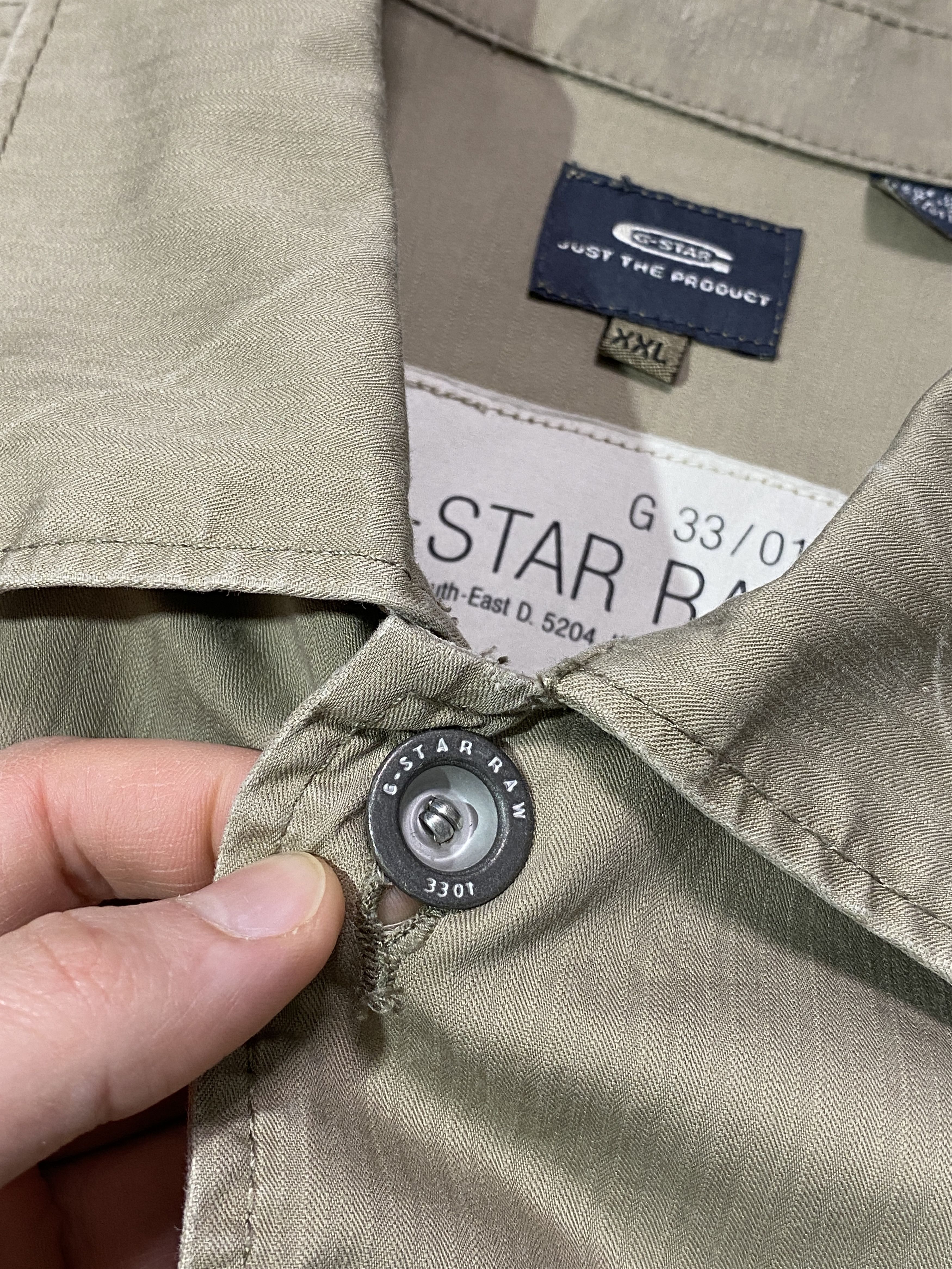 G-Star Vintage Y2K G-STAR Military Canvas Jacket Size US M / EU 48-50 / 2 - 9 Thumbnail