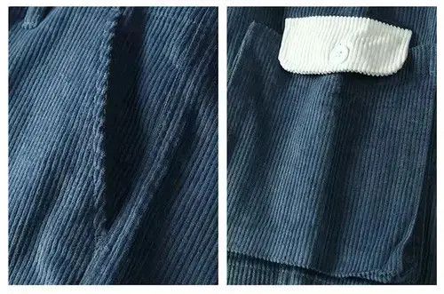 Other 20SS Indigo Union Japan Blue Corduroy Patchwork Shorts Size US 34 / EU 50 - 2 Thumbnail