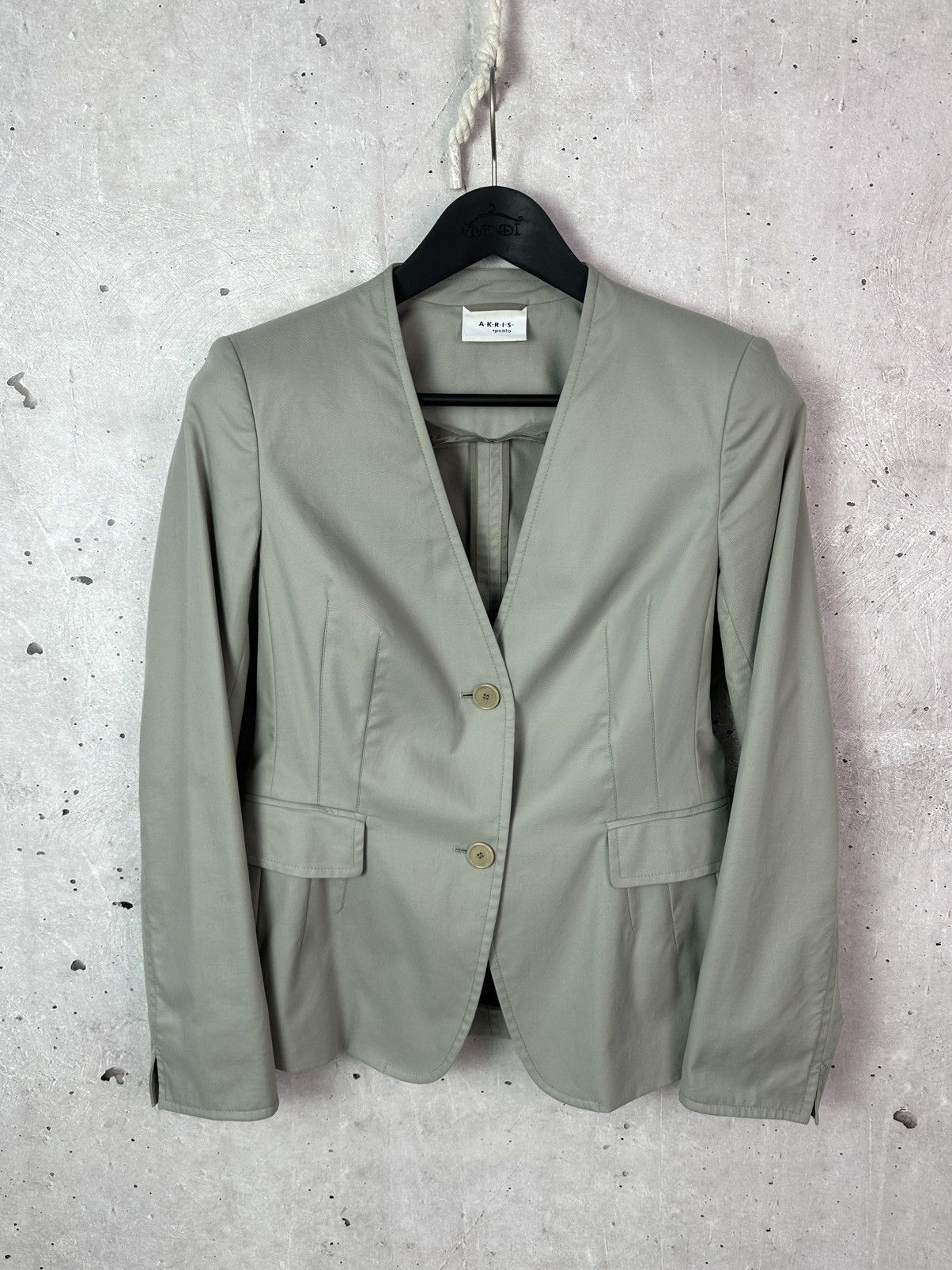 Akris Akris Embroidered Cotton Long Sleeve Women’s Blazer-Jacket Size M / US 6-8 / IT 42-44 - 1 Thumbnail