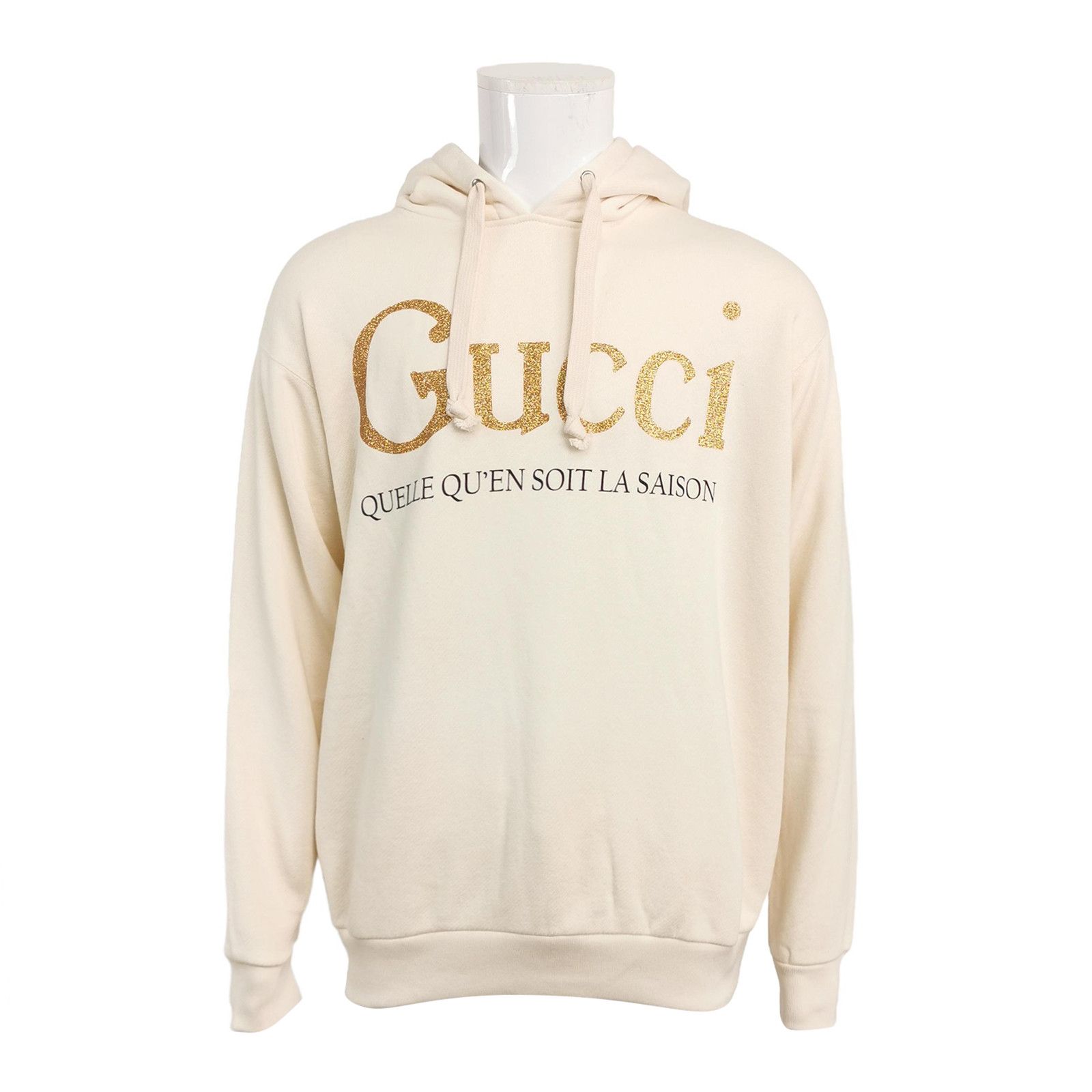 Gucci Gucci Glitter Logo Hoodie Size M Size US M / EU 48-50 / 2 - 1 Thumbnail