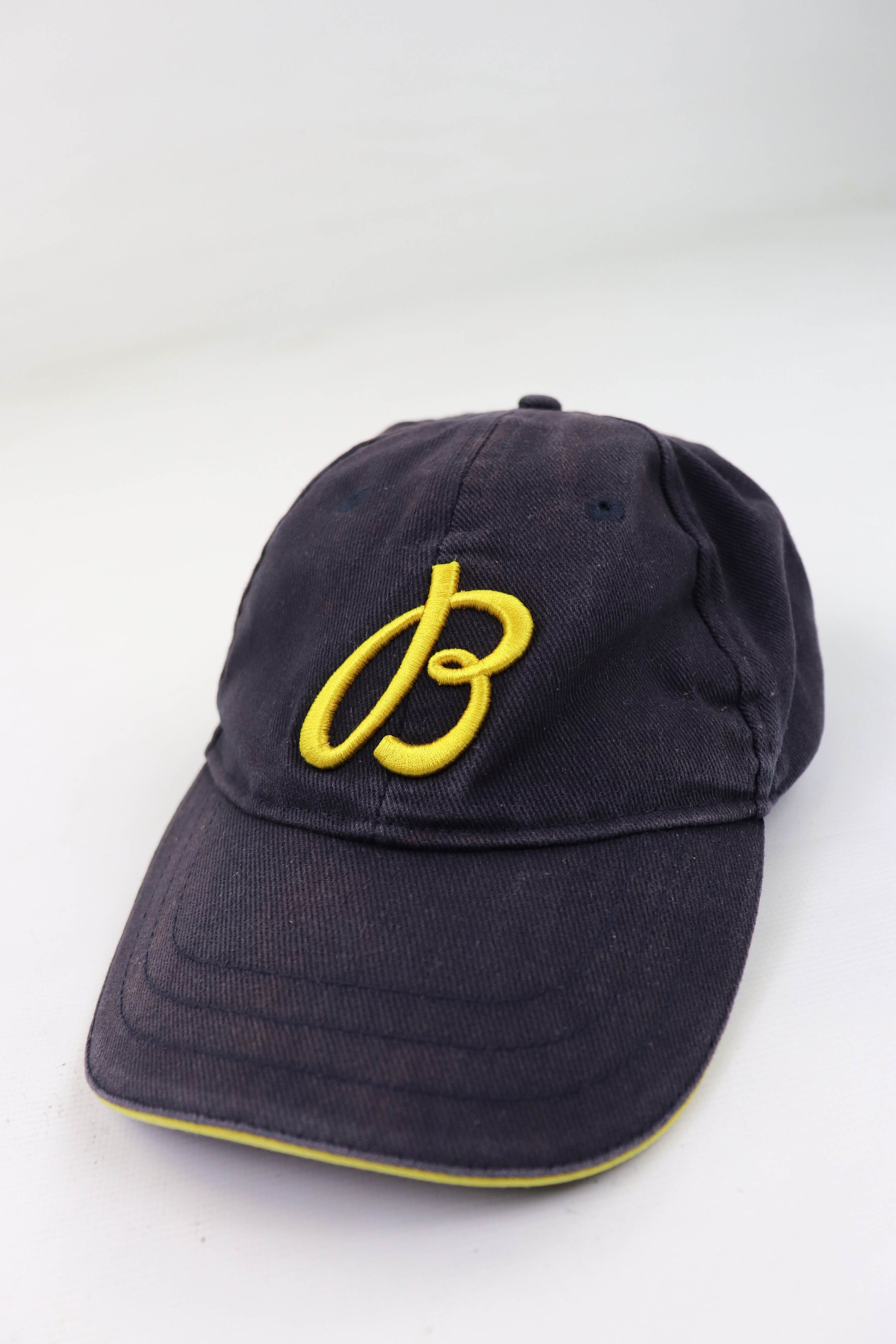 Breitling Breitling 00s Vintage Big Logo Sun Faded Navy Blue Cap Size ONE SIZE - 5 Thumbnail