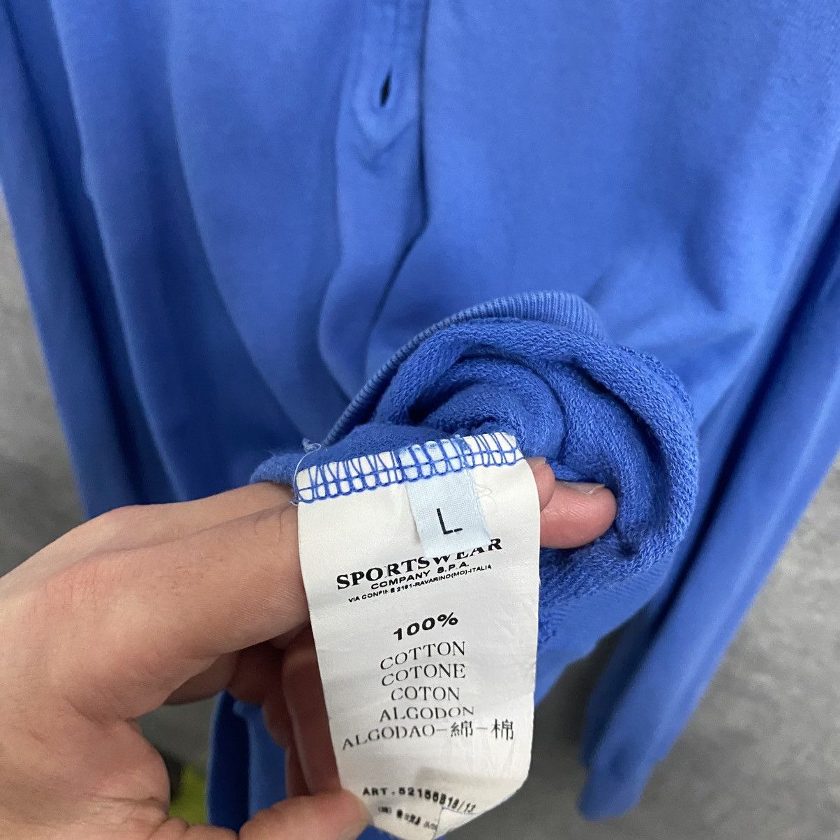 Stone Island Vintage Stone Island Quarter Zip Polo 1/4 Long Sleeve Size US L / EU 52-54 / 3 - 10 Thumbnail