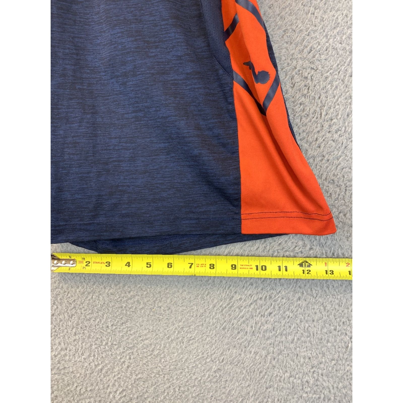 Vintage And1 Mens Basketball Gym Workout Running Shorts Orange Blue M Loose 76-13 Size US 31 - 7 Thumbnail