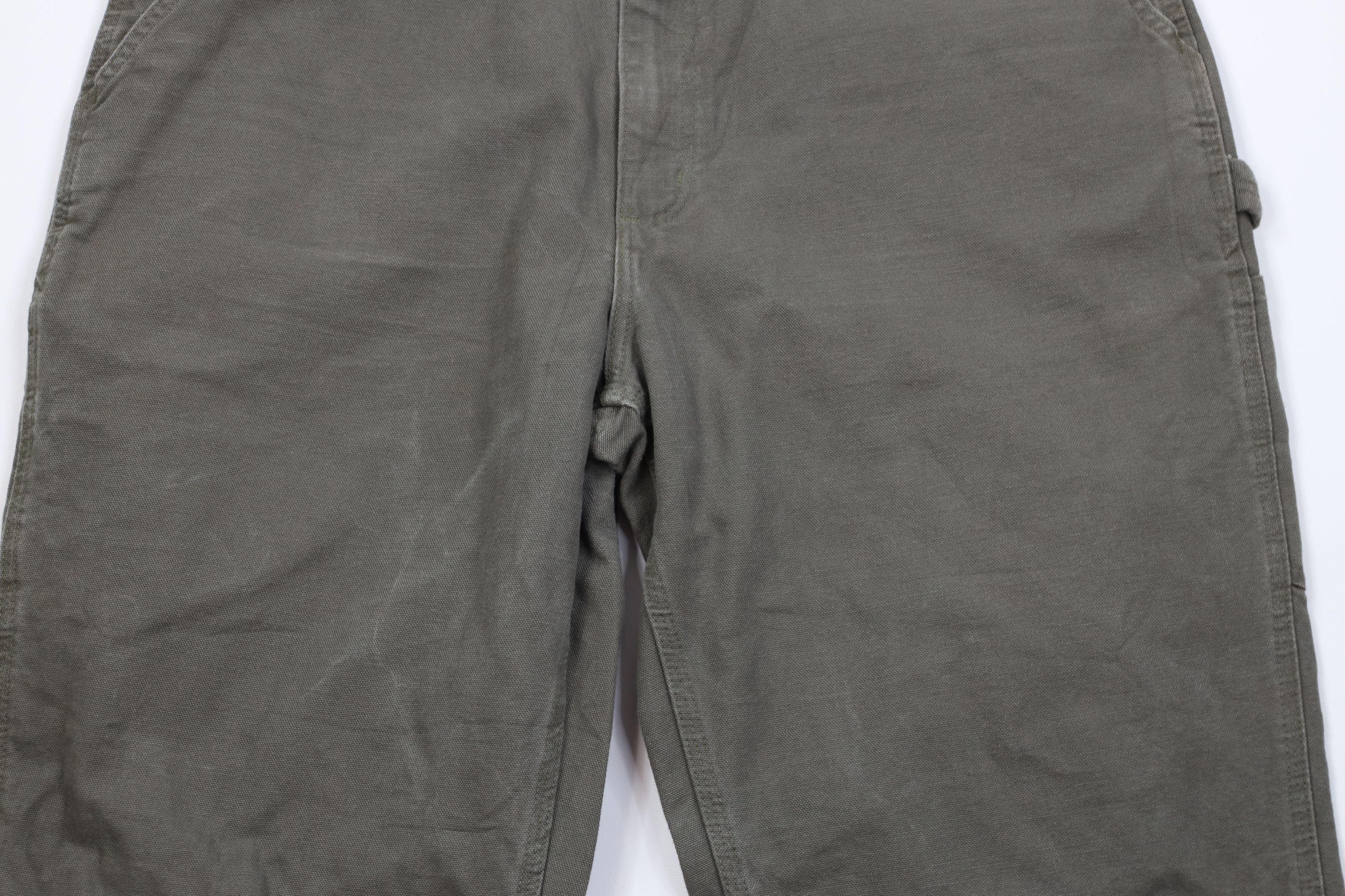Carhartt Vintage Y2K Carhartt Wide Leg Dungaree Pants Moss Green Size US 38 / EU 54 - 3 Thumbnail