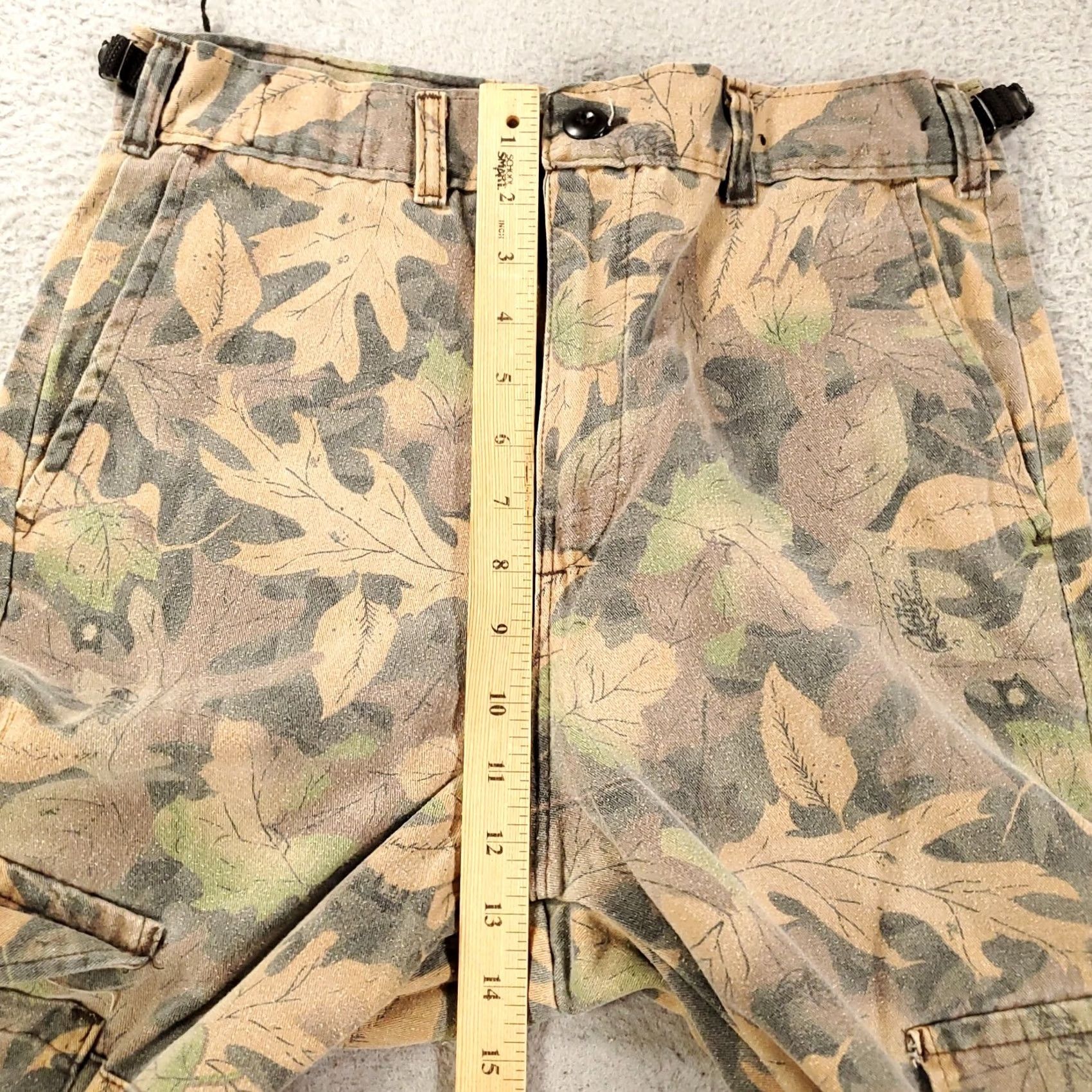Vintage Kelly Cooper Tru-Leaf Camo Pants Mens 30 Leaf Vintage Gorpcore Hunting Adjustabl Pants Size US 30 / EU 46 - 3 Thumbnail
