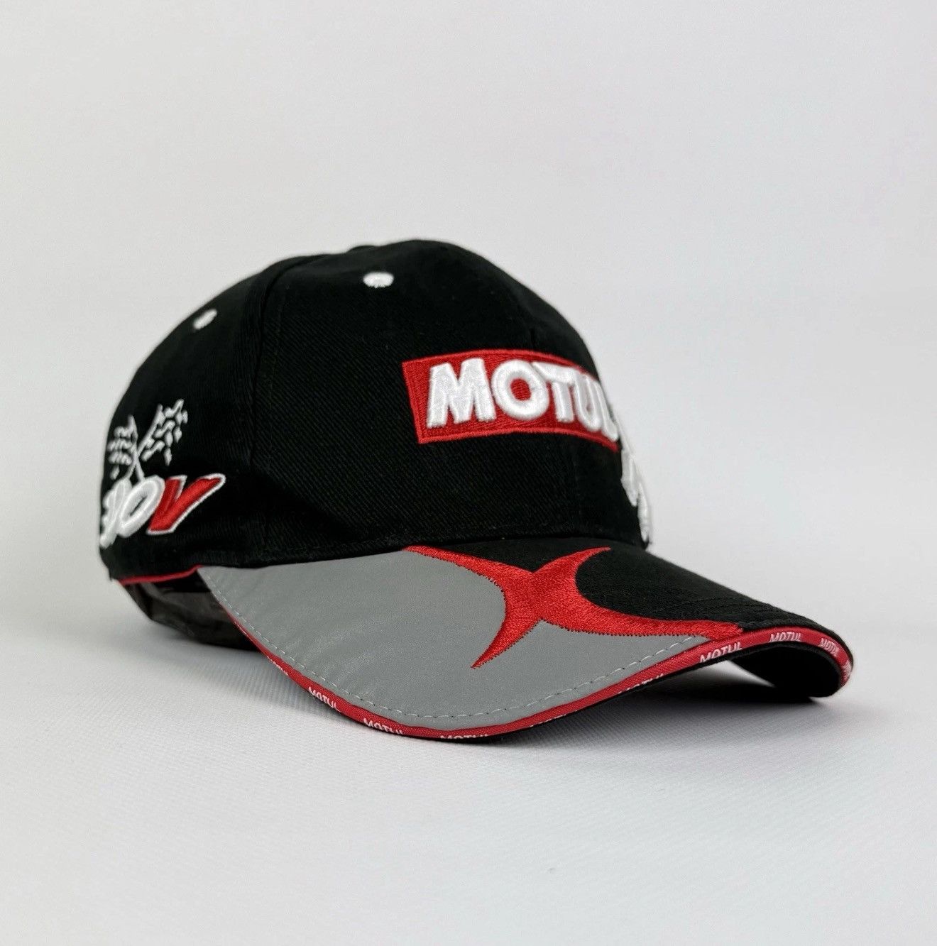 Vintage Motul 300V Motorsport Line Baseball Hat Cap Black Top Racing Size ONE SIZE - 3 Thumbnail