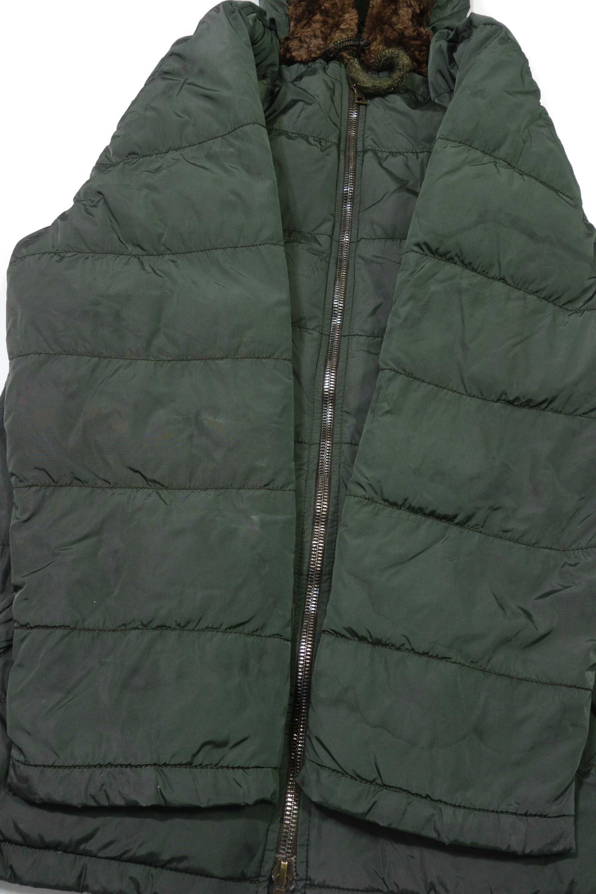 Prada 00s Quilted Nylon Down Beaver Fur Trim Parka Jacket Archive Size L / US 10 / IT 46 - 5 Thumbnail