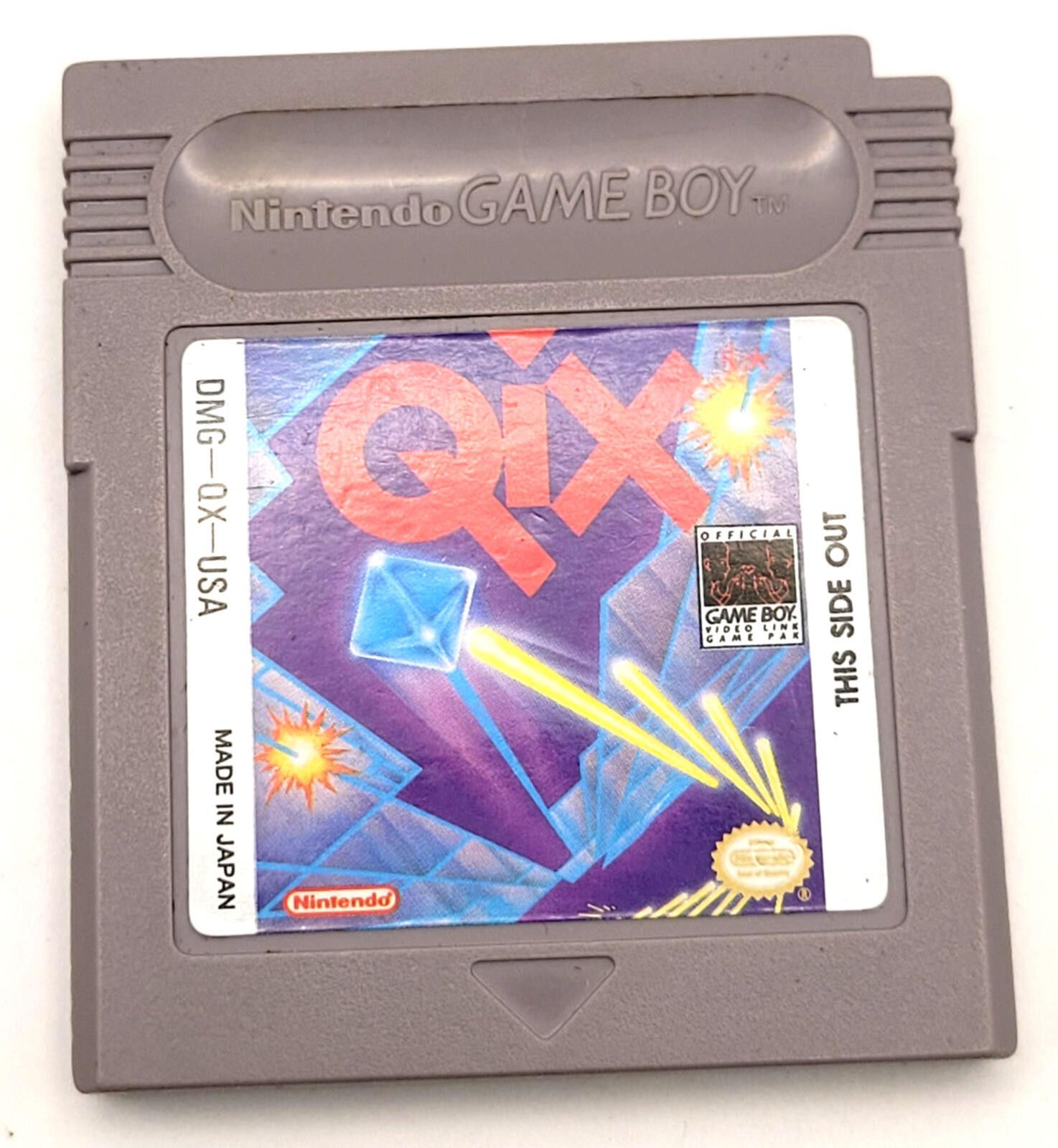 Nintendo Qix (Nintendo Game Boy, 1990) - Cart Genuine & Authentic Size ONE SIZE - 1 Thumbnail