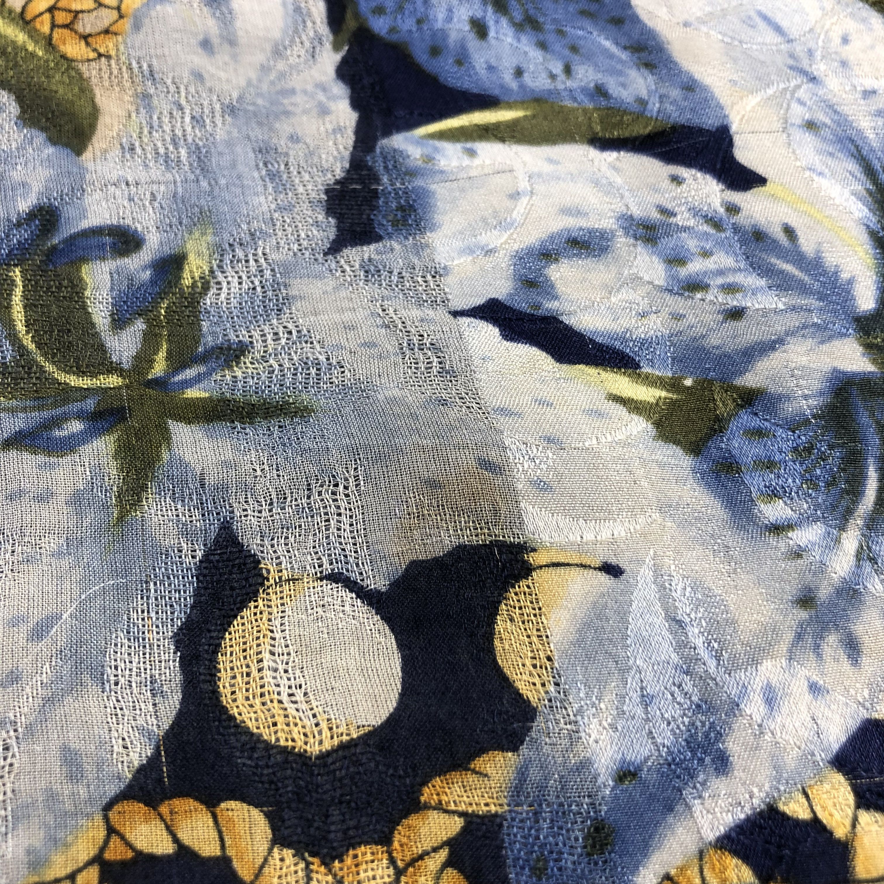 Japanese Brand Luxury Design Silk Scarf M866 Size ONE SIZE - 6 Thumbnail