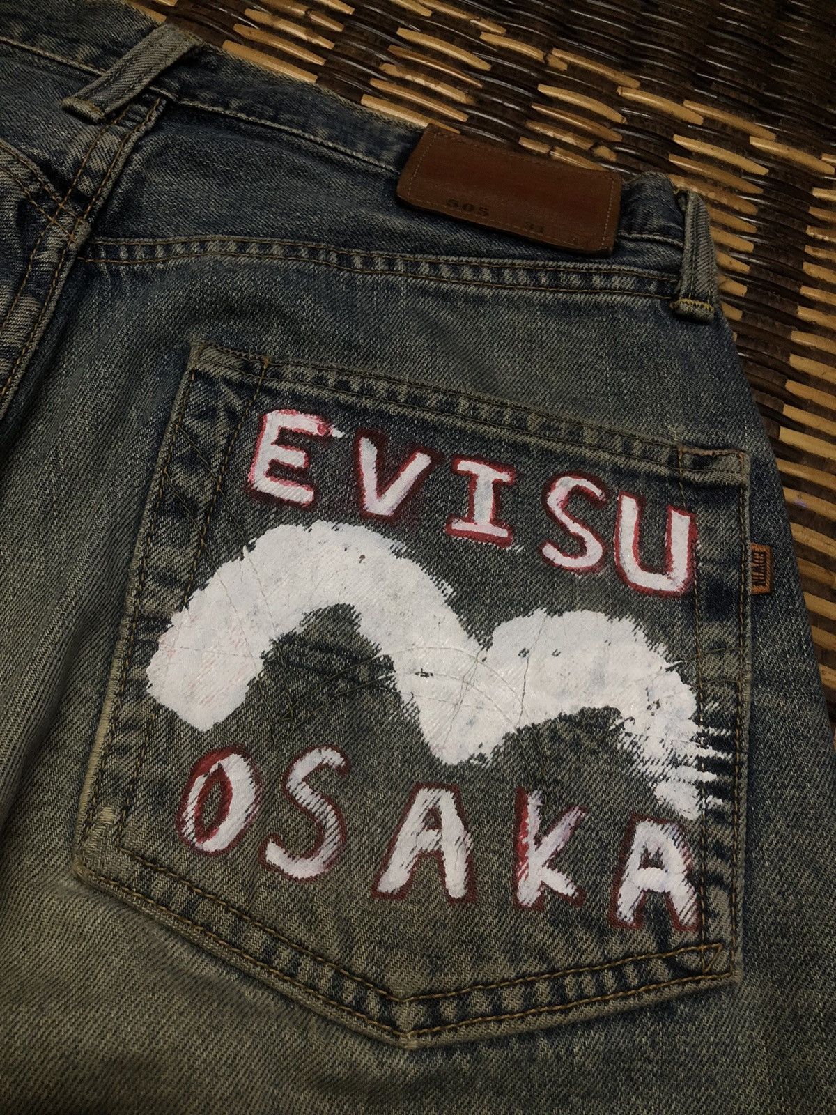 Edwin × Evisu Vintage Edwin Custom Made Evisu Selvedge Jeans Size US 32 / EU 48 - 3 Thumbnail