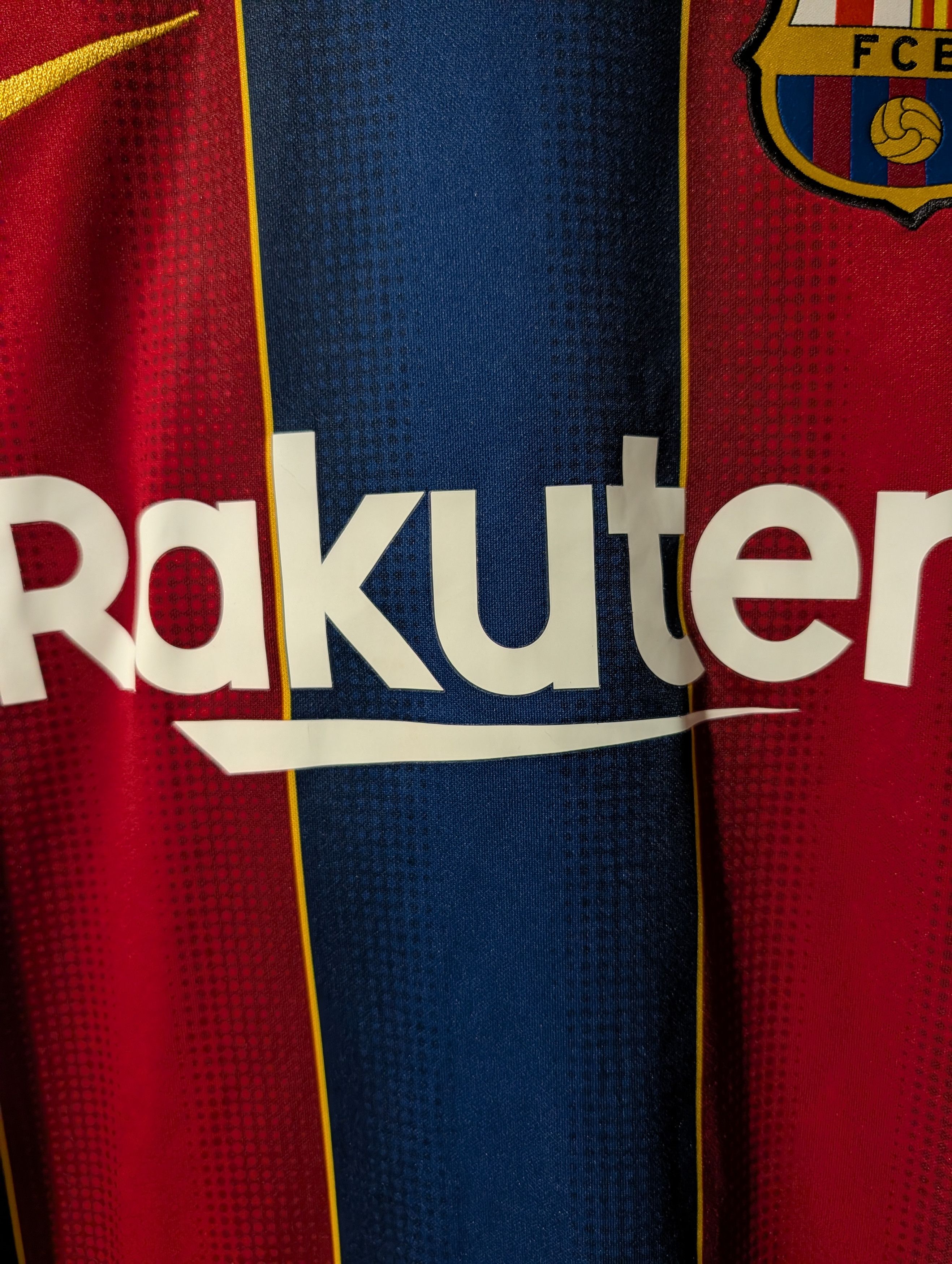 Chelsea Soccer Nike FC Barcelona Home Soccer Jersey Rakuten La Liga Patch Size US S / EU 44-46 / 1 - 2 Thumbnail