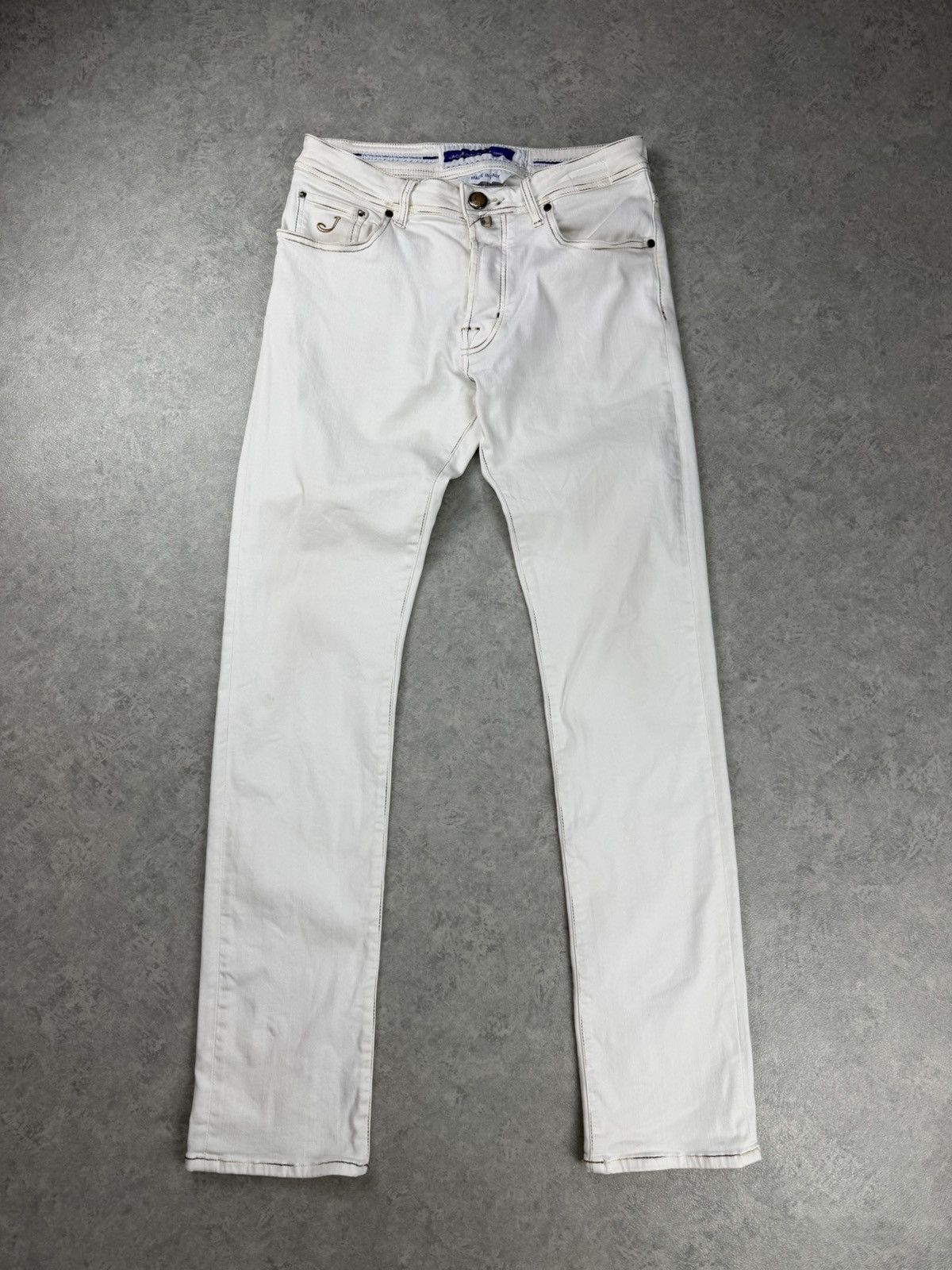 Jacob Cohen Jacob Cohen Bard White Denim Jeans Size 32 Size US 32 / EU 48 - 1 Thumbnail