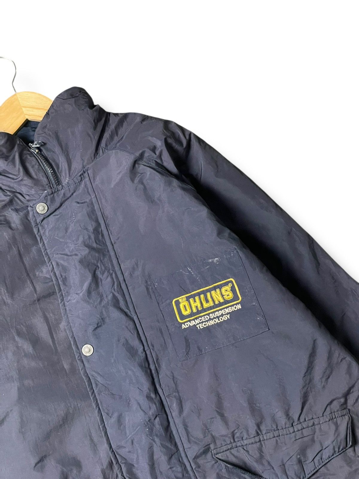 Japanese Brand × Other × Vintage Ohlins Suspension Brand Jacket with Double Pocket (134) Size US L / EU 52-54 / 3 - 2 Thumbnail