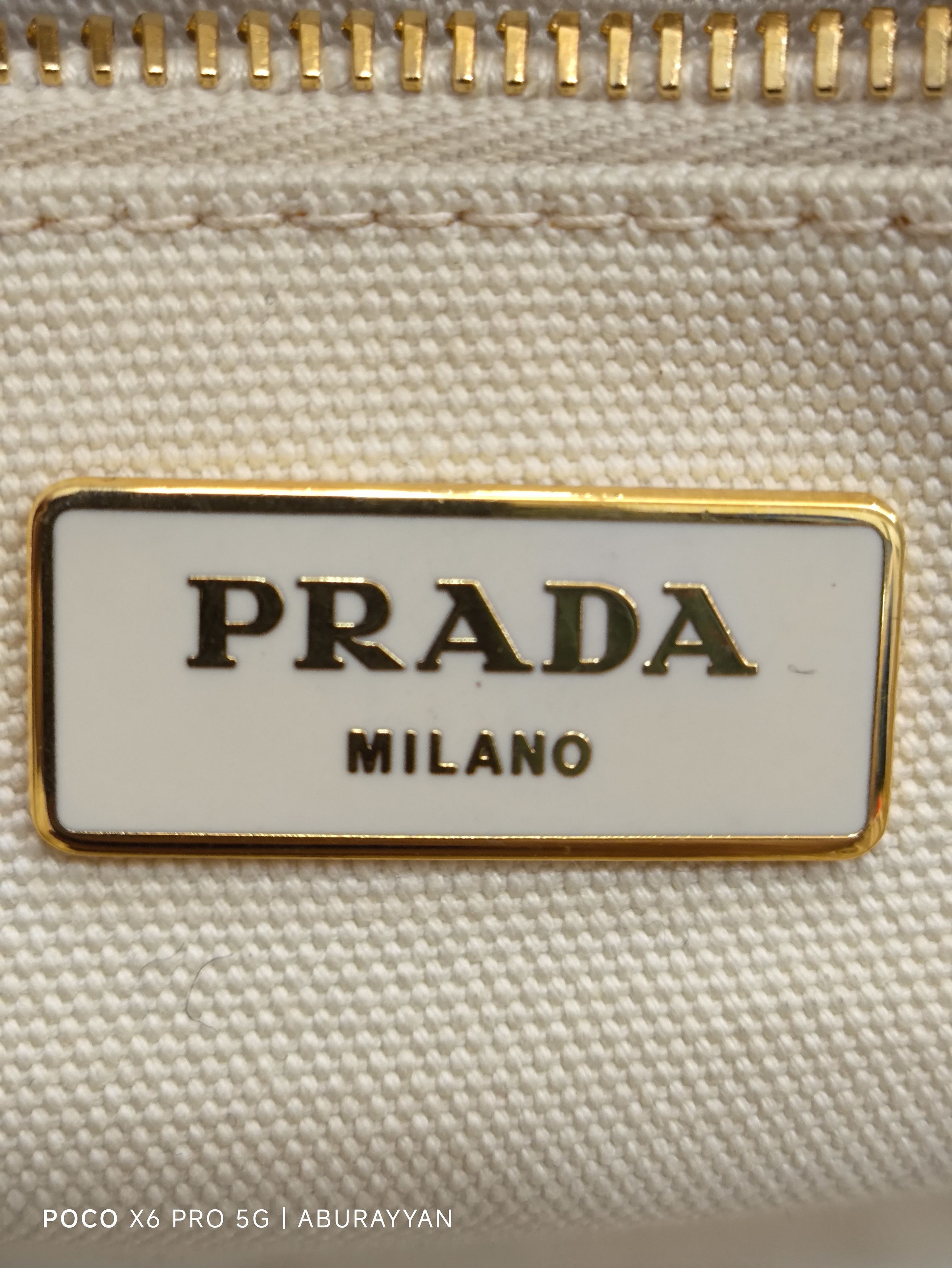 Prada Prada White Canapa Logo Canvas Satchel Black Size ONE SIZE - 10 Thumbnail