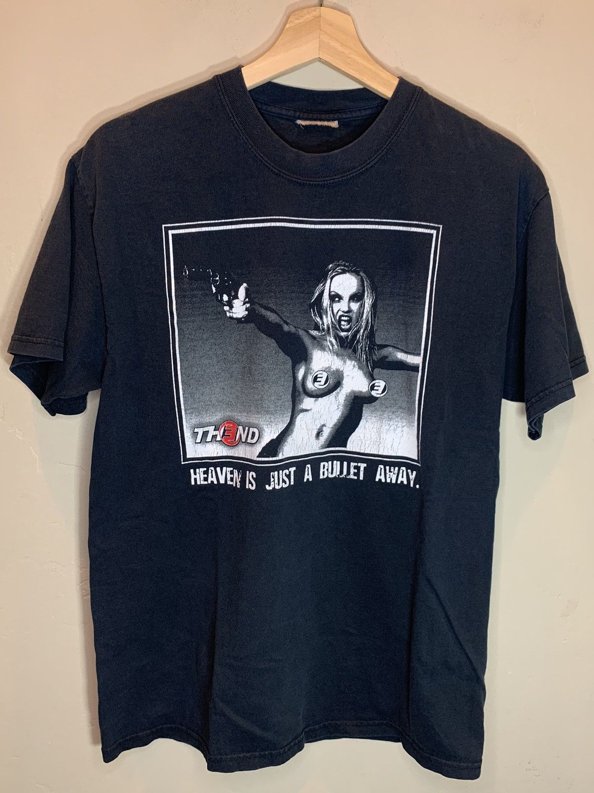 Band Tees *RARE* Vintage The End Heaven Is Just A Bullet Away T-Shirt Size US M / EU 48-50 / 2 - 1 Thumbnail