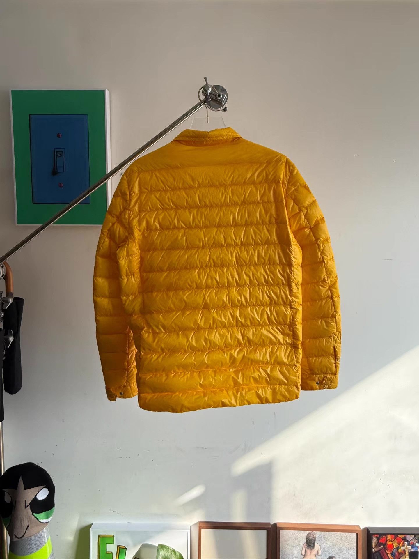 Moncler Moncler Yellow Down Jacket Q17 Size US M / EU 48-50 / 2 - 2 Thumbnail