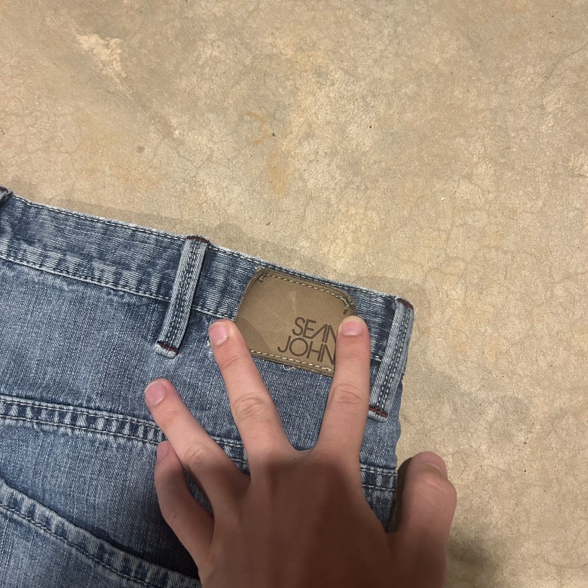 Sean John × Southpole × Vintage Vintage Y2K Sean John Embroidered Baggy Jeans Skater JNCO Size US 38 / EU 54 - 4 Thumbnail