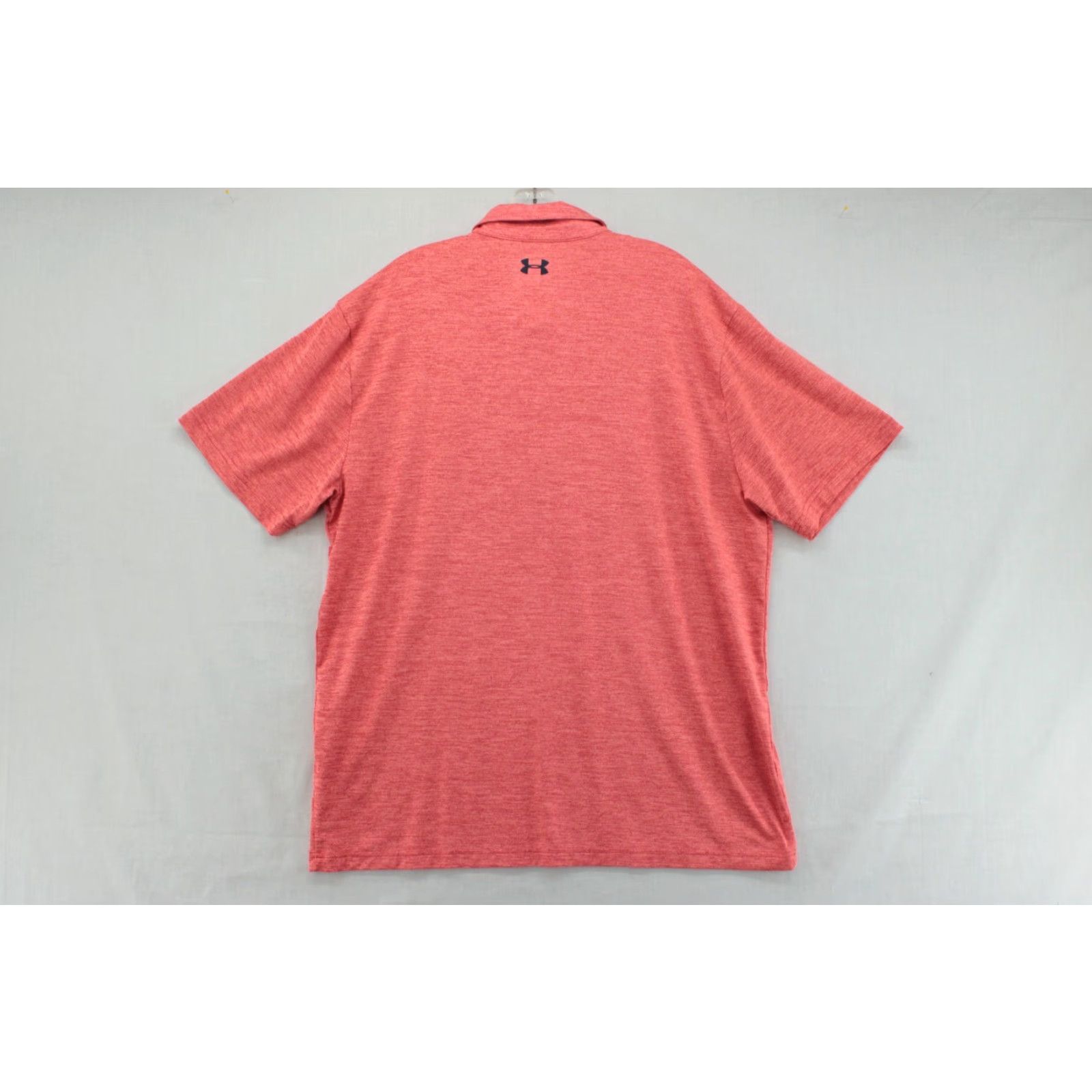 Under Armour Under Armour Shirt Polo The Playoff Orange Heather Stretch Golf Preppy XL Mens Size US XL / EU 56 / 4 - 4 Thumbnail