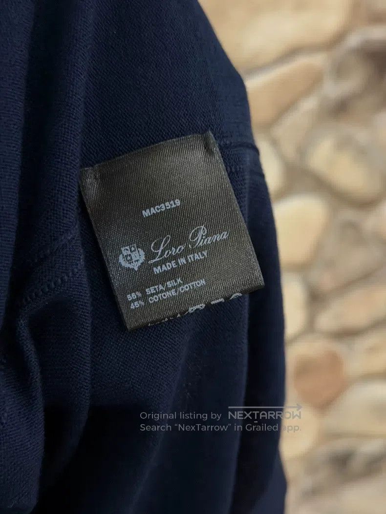 Loro Piana Loro Piana Black Long Sleeve Knit Sweater Size US XS / EU 42 / 0 - 3 Thumbnail