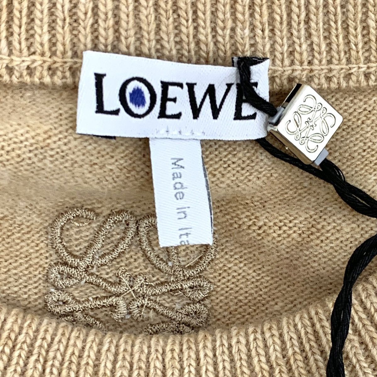Loewe Loewe Brown Hollow Out Wool Long Sleeve Knit Sweater K26WX Size M / US 6-8 / IT 42-44 - 6 Thumbnail