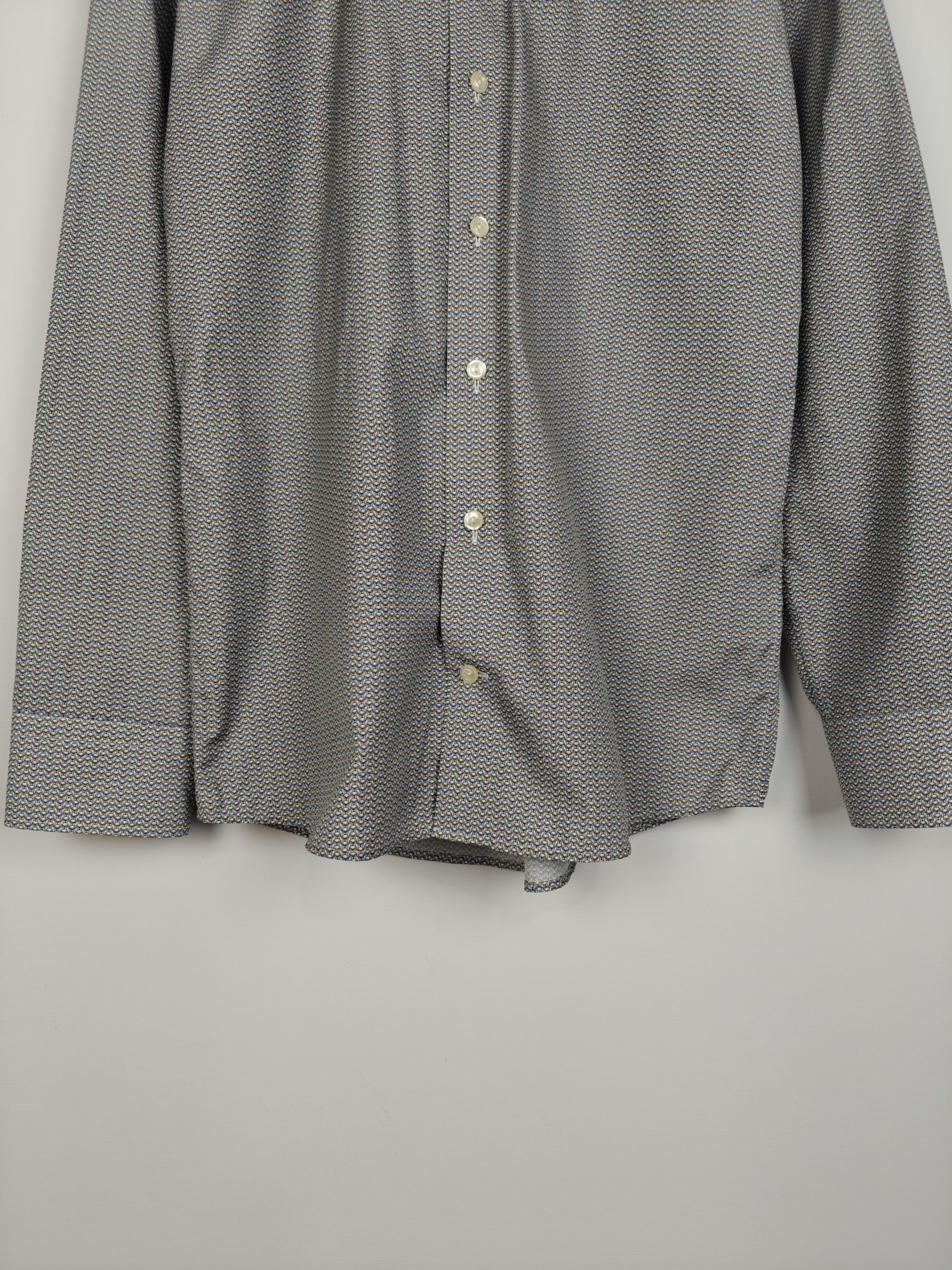 Eton ETON Shirt Button Funny Dogs Monogram size 39 15 1/2 (M) Size US M / EU 48-50 / 2 - 3 Thumbnail