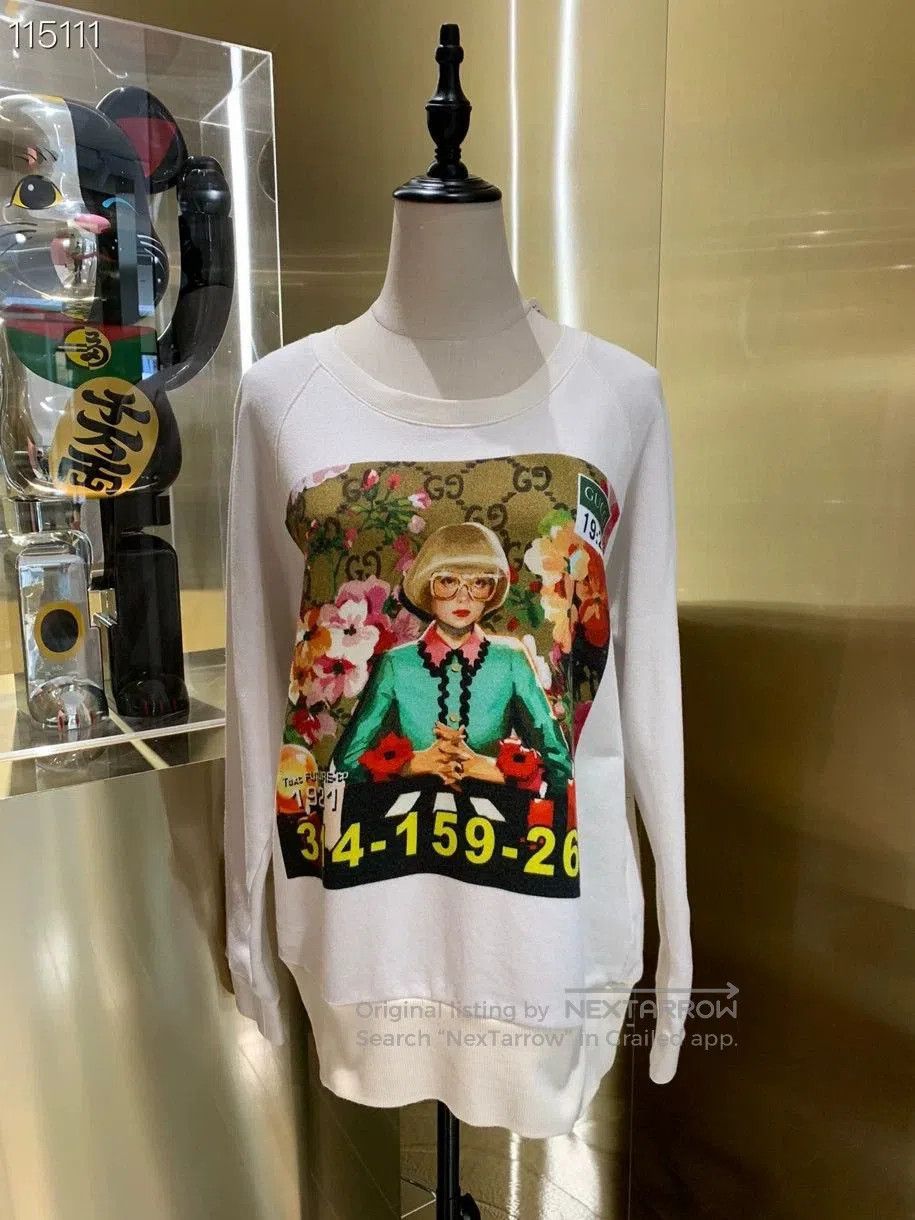 Gucci Gucci Classic Beauty Pattern Sweatshirt. Size S / US 4 / IT 40 - 1 Thumbnail