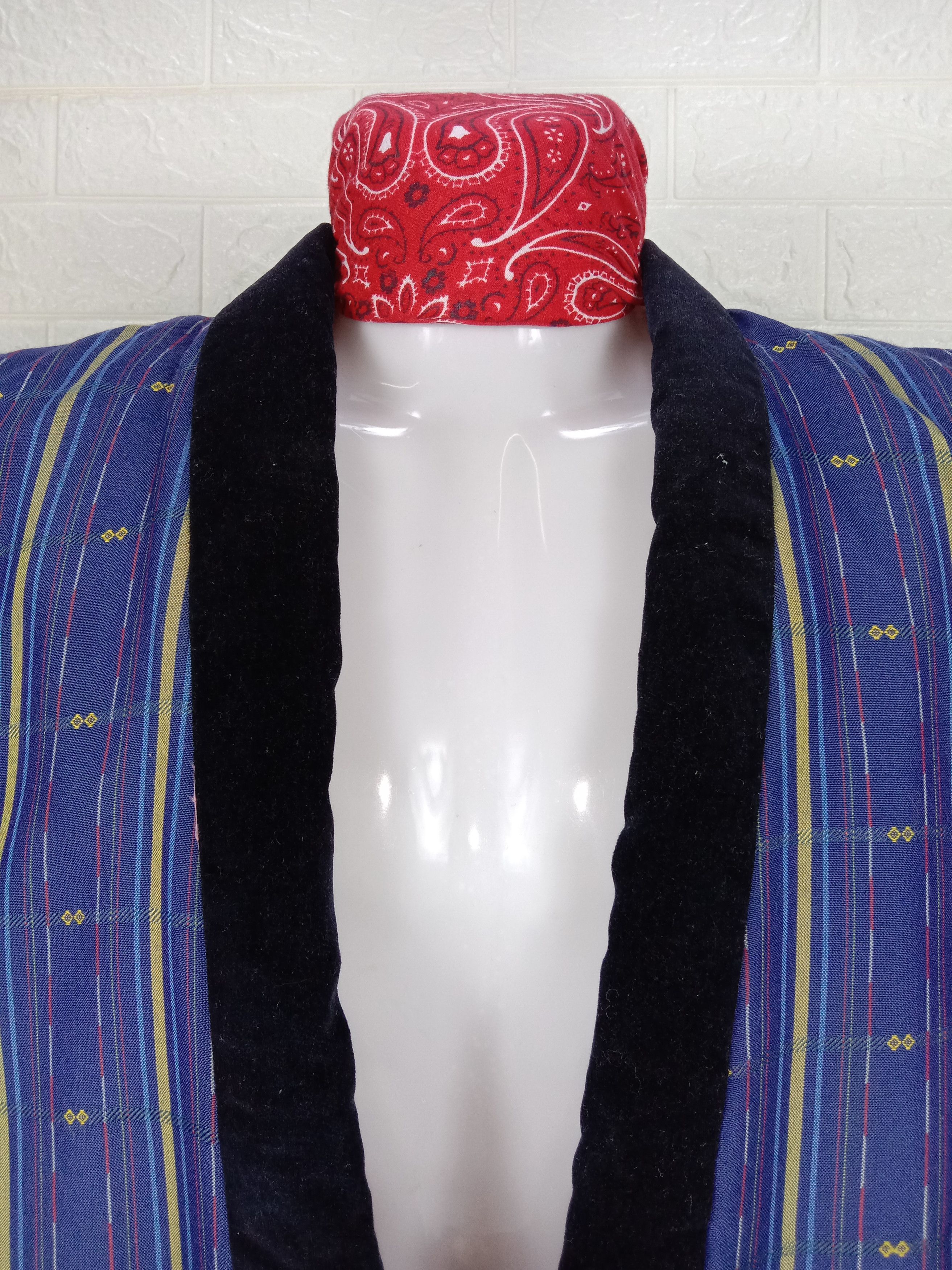 Japanese Brand Vintage Kuwano Art Puffer Sleeveless Kimono Size US L / EU 52-54 / 3 - 5 Thumbnail