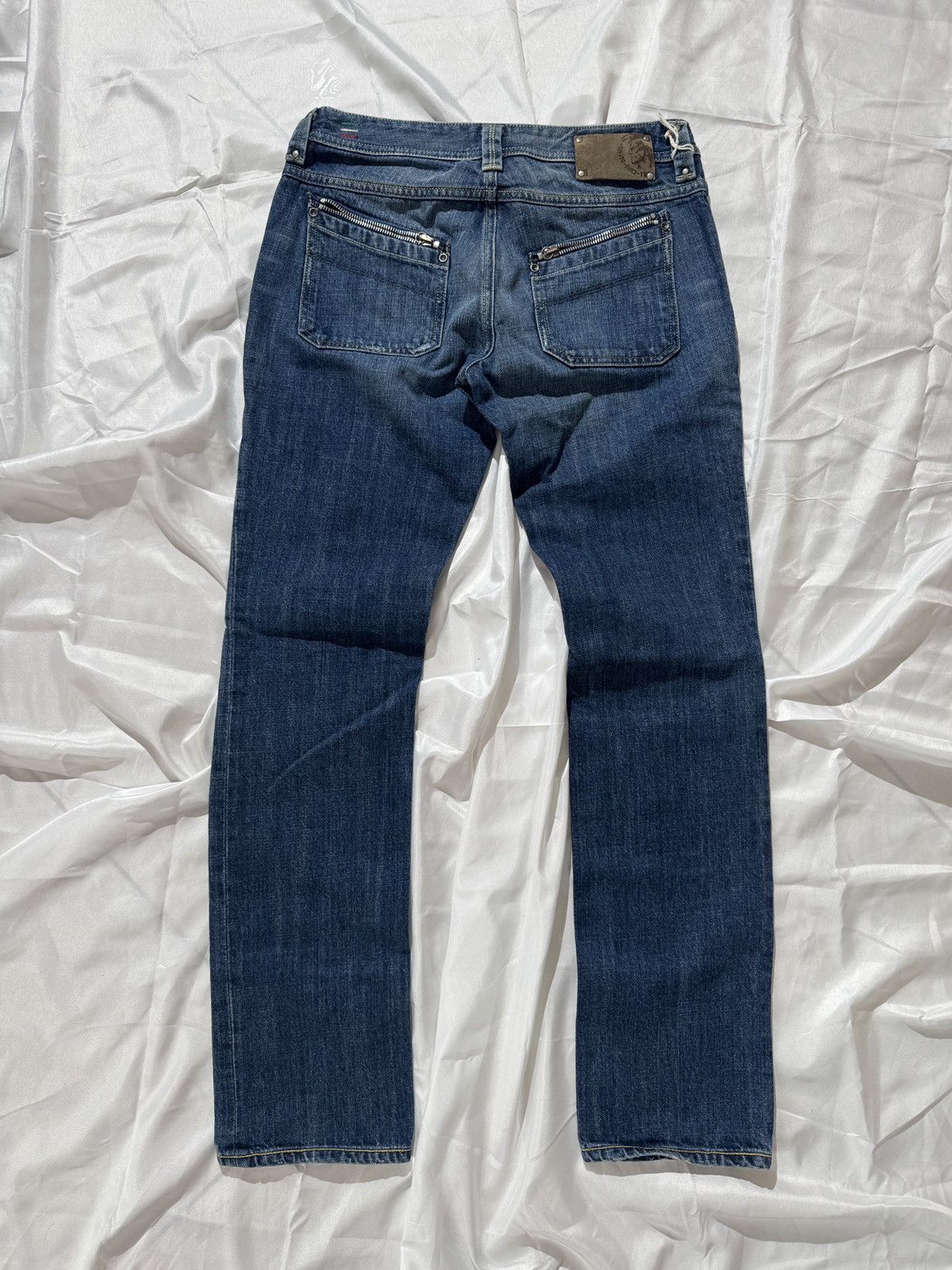 Diesel Diesel Vintage Low Rise Y2K Washed Bootcut Jeans Size 29" - 7 Thumbnail