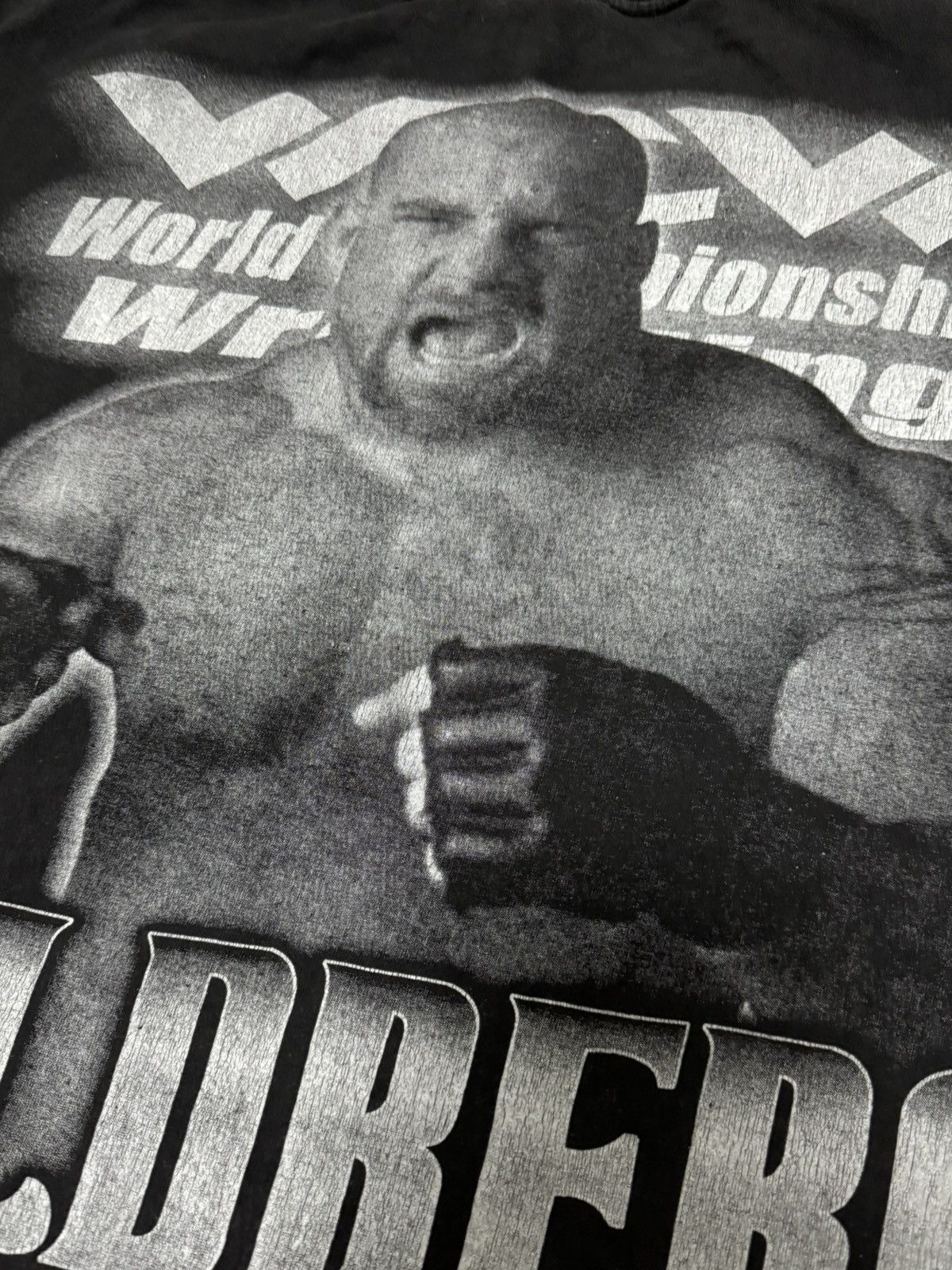 WWE Rare Vintage 1998 WCW GOLDBERG Overprint Tee Size US L / EU 52-54 / 3 - 15 Thumbnail